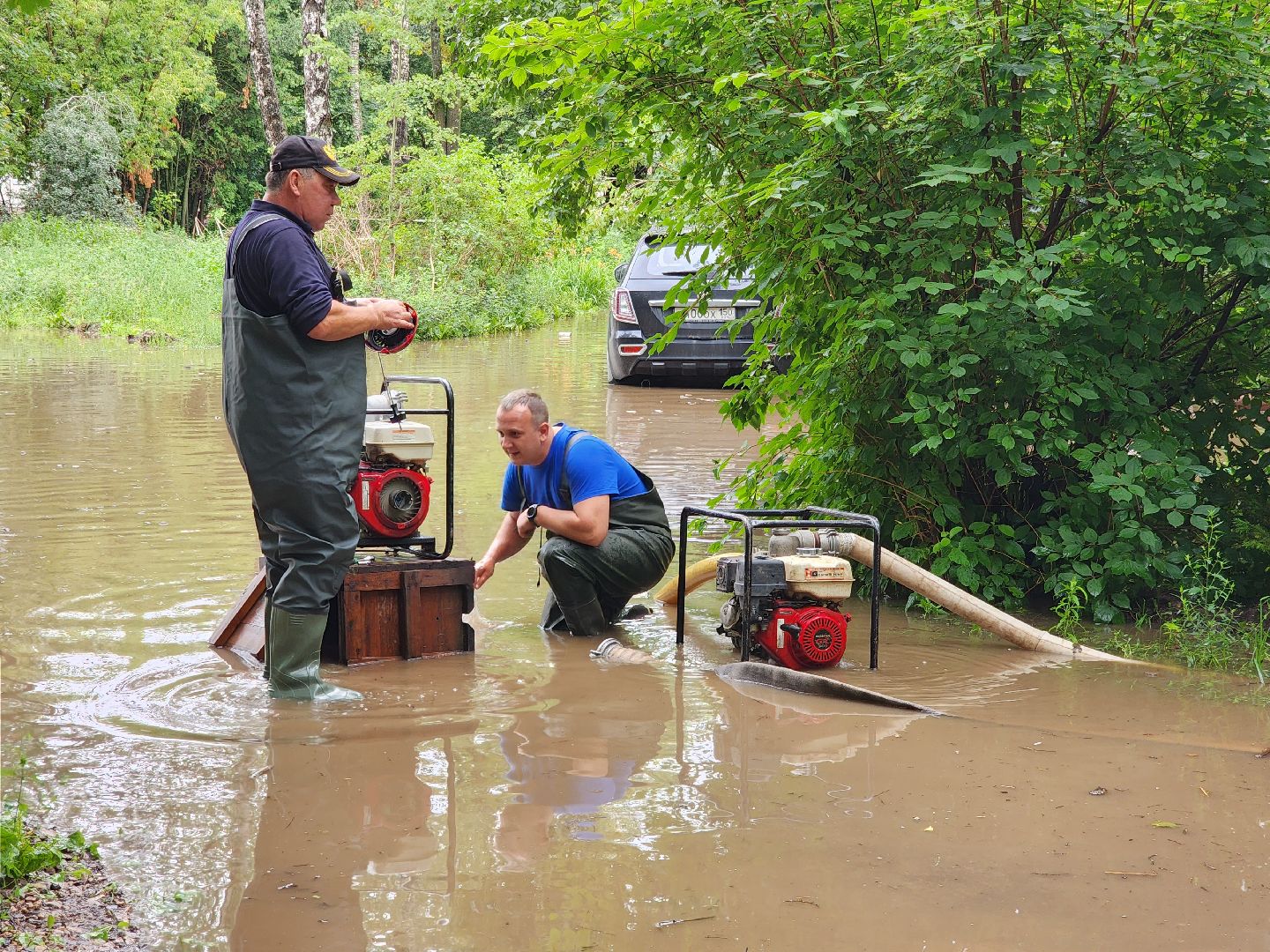 солнечногорск, ливень, авария, жители ,