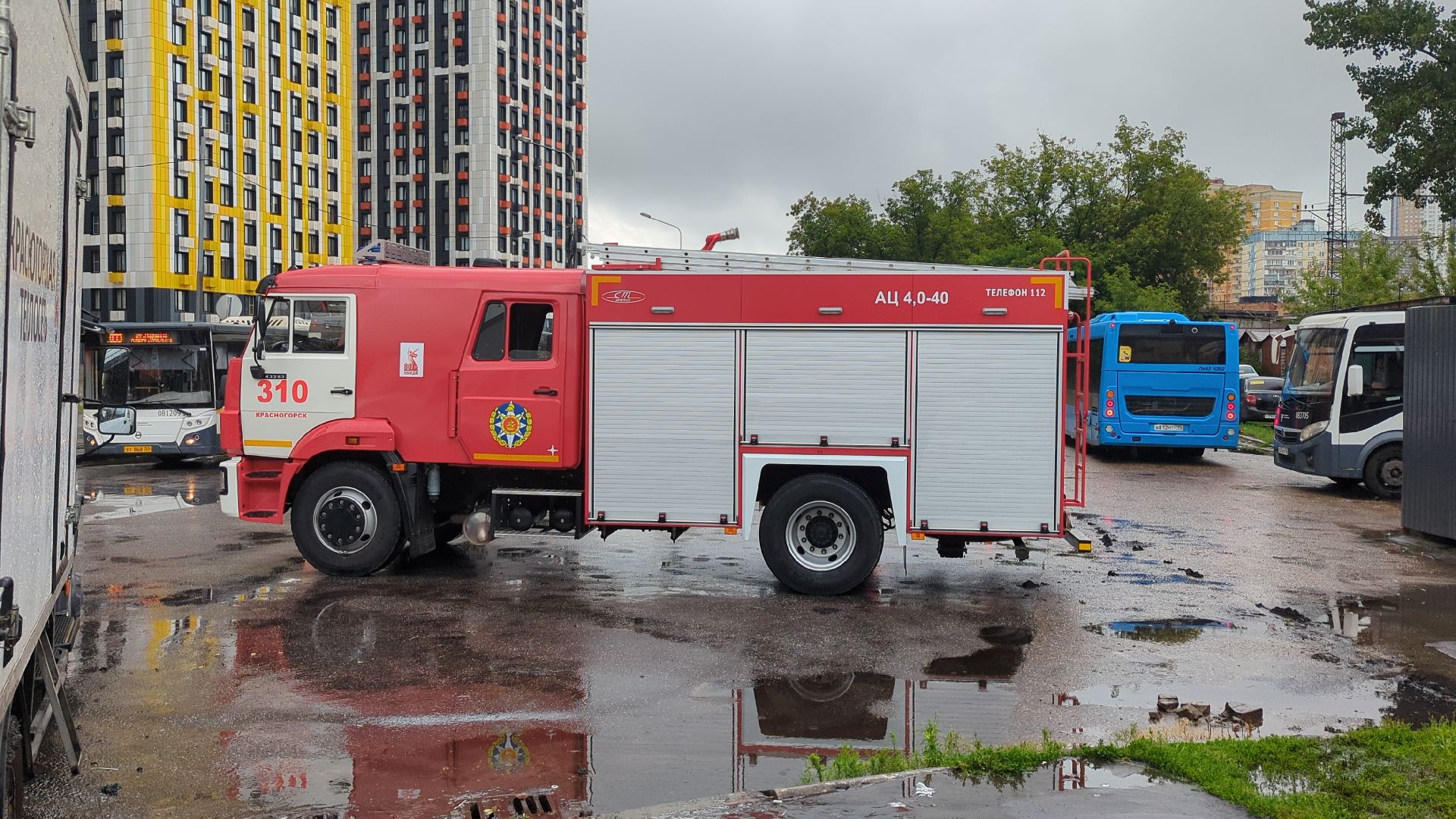чп, красногорск, павшино, подземный пешеходный переход, мцд павшино, наводнение,
