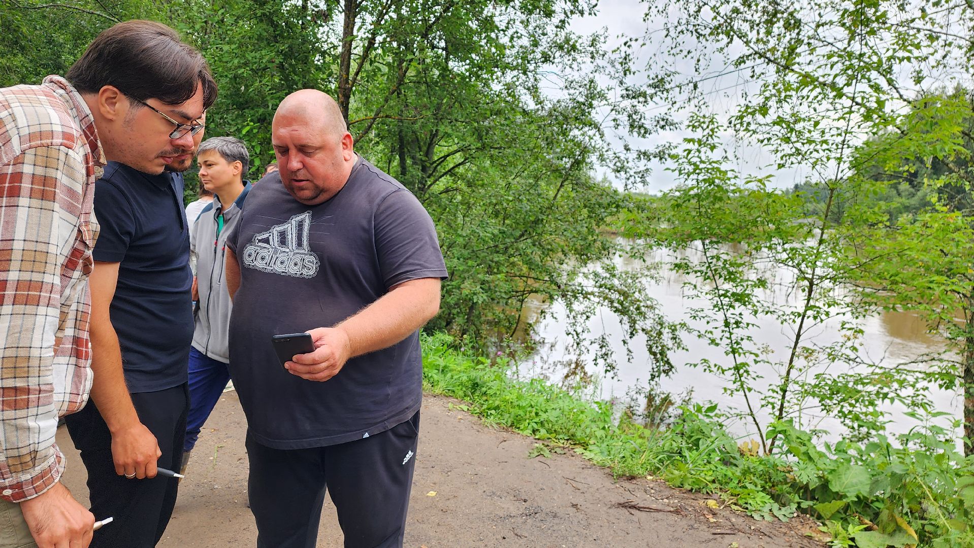 истра, мост, подтопление территории,