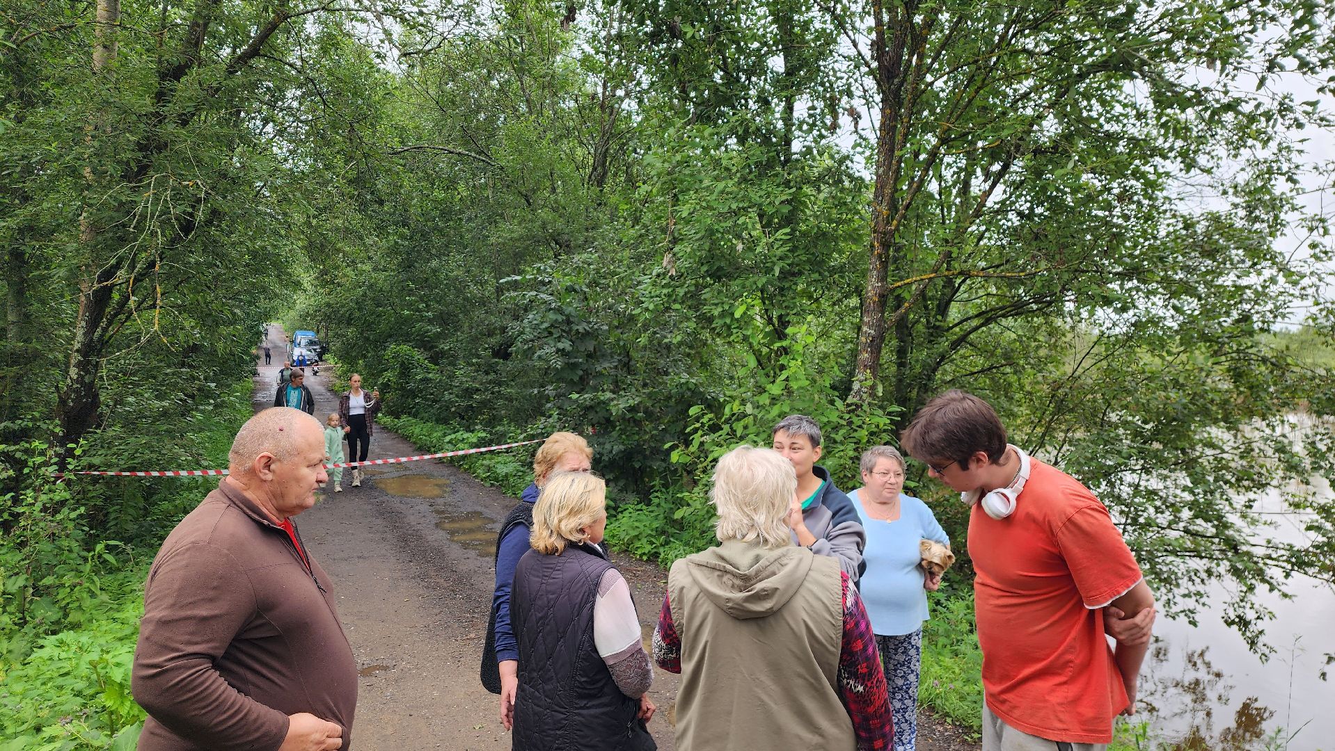 истра, мост, подтопление территории,