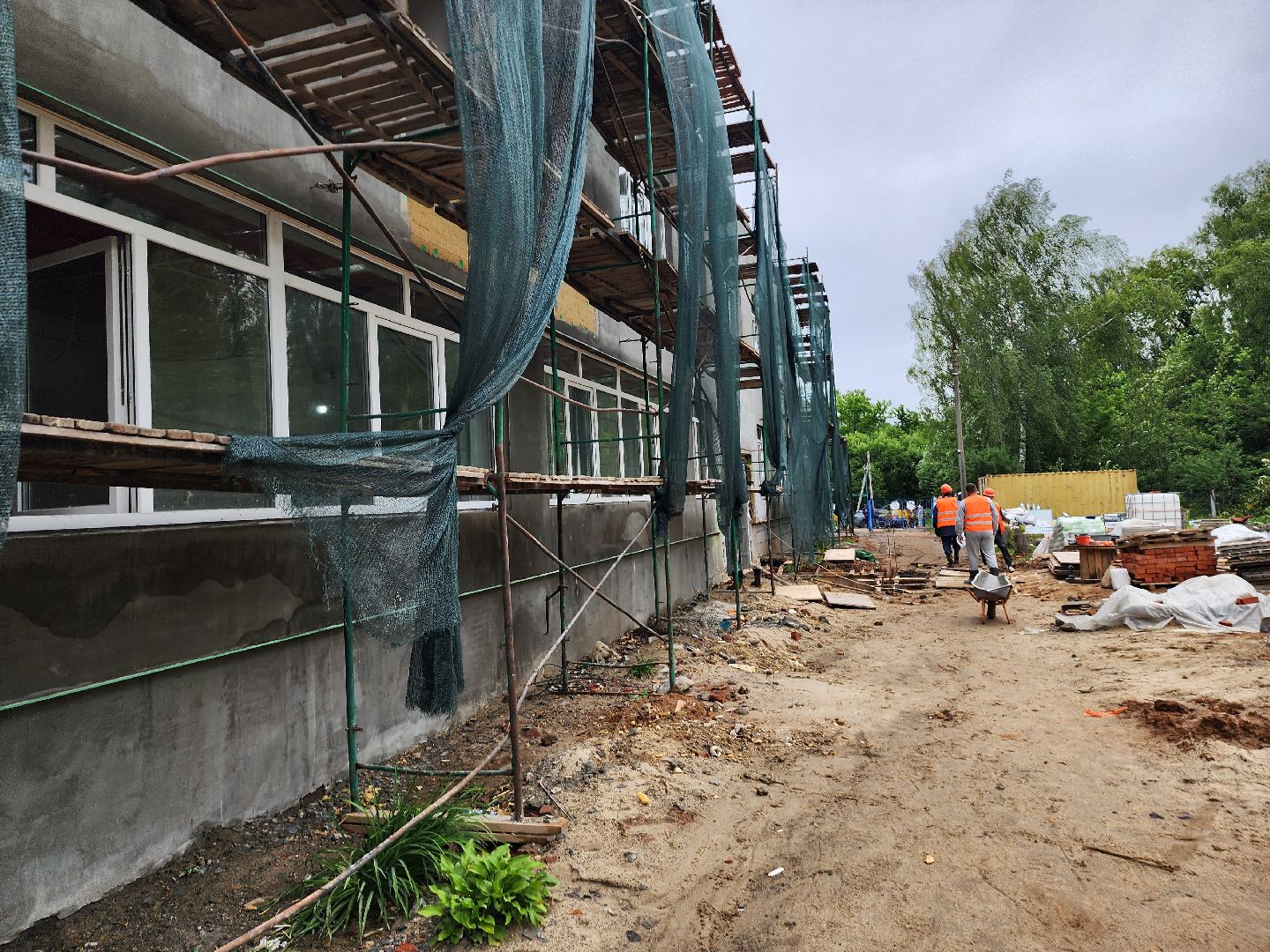 серпухов, деревня васильевское, детский сад василек, капитальный ремонт детского сада,