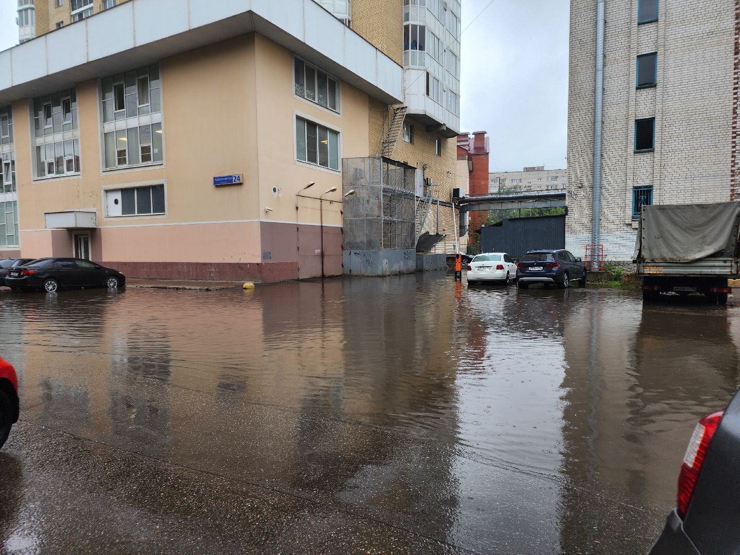 пушкино, откачка воды, работа, коммунальные службы