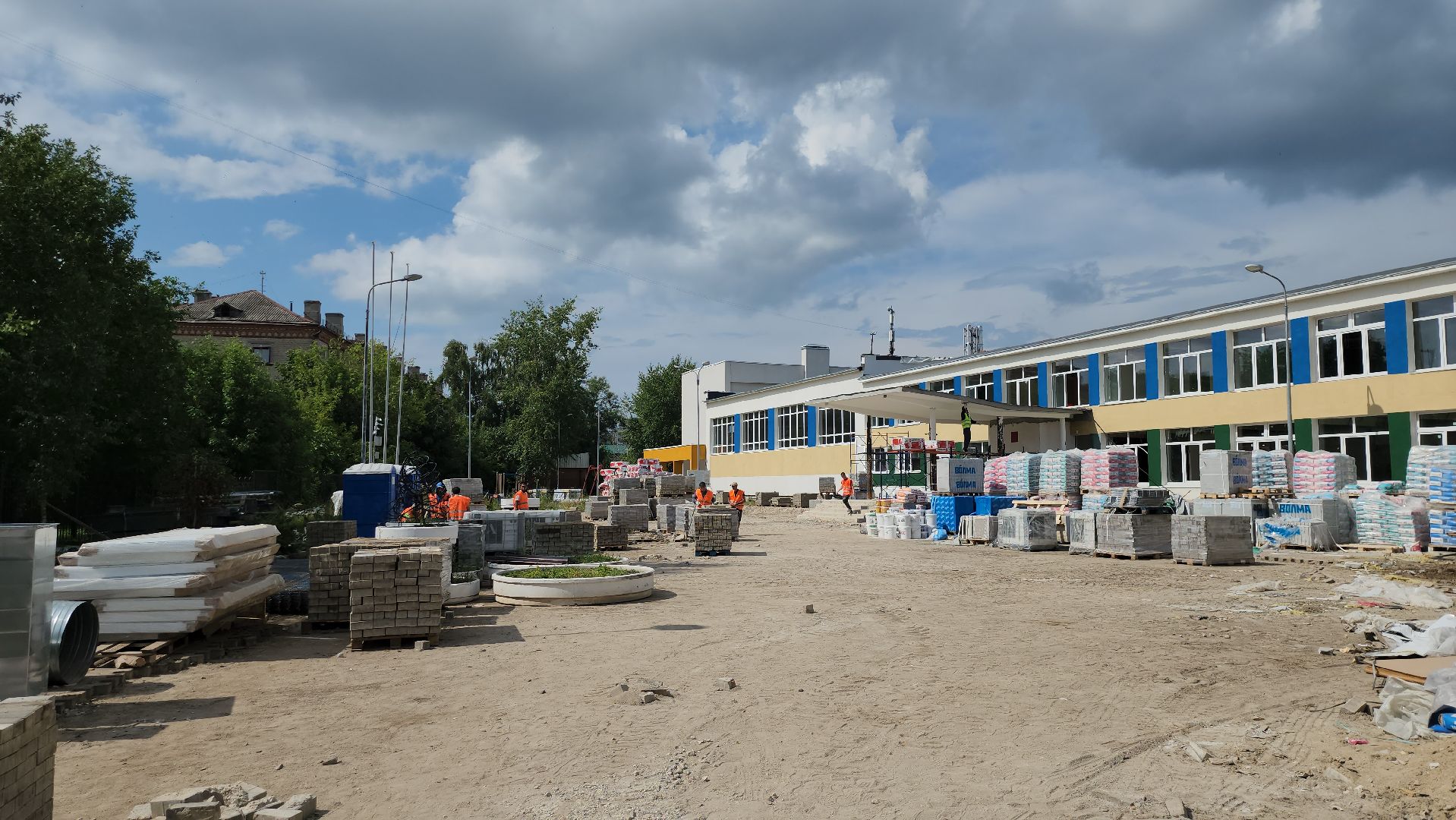 серпухов, подмосковье, капремонт школы,