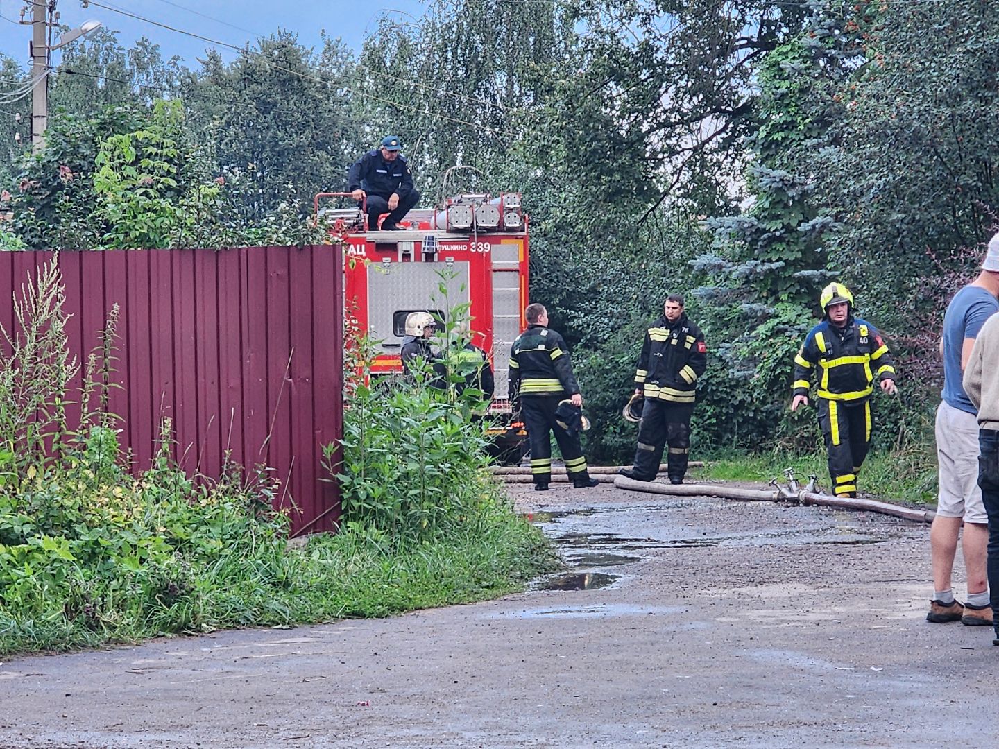 ивантеевка, бпла, частный дом, падение беспилотника, чп,