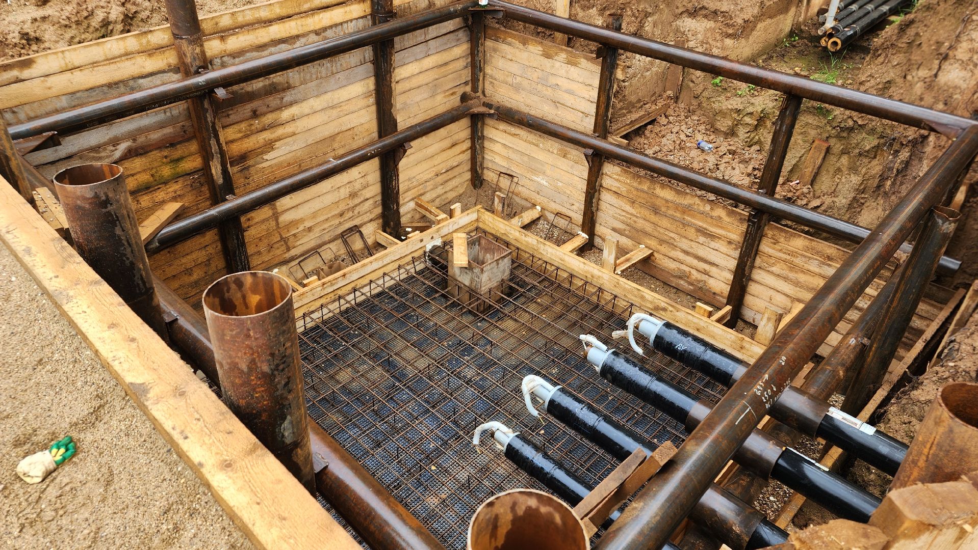 волоколамский муниципальный округ, сычево, ремонт теплосетей,