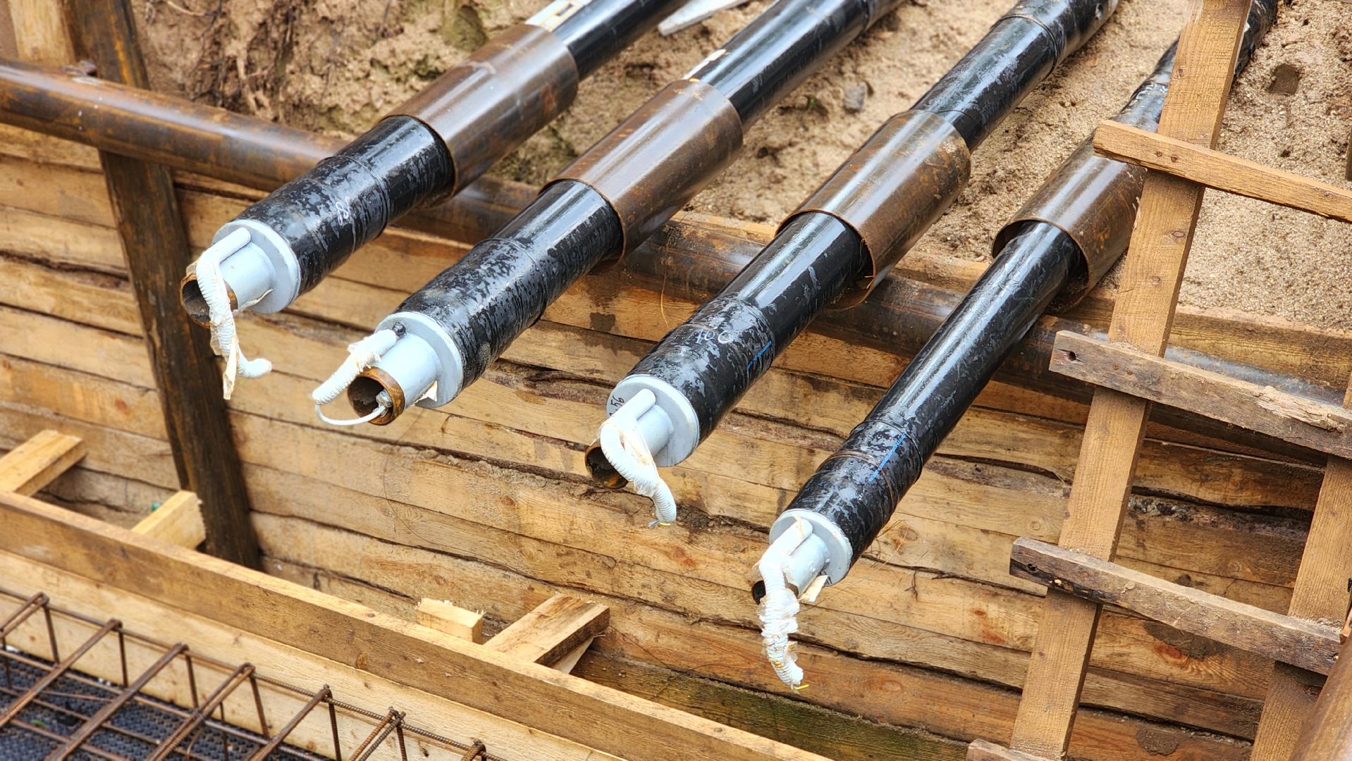 волоколамский муниципальный округ, сычево, ремонт теплосетей,