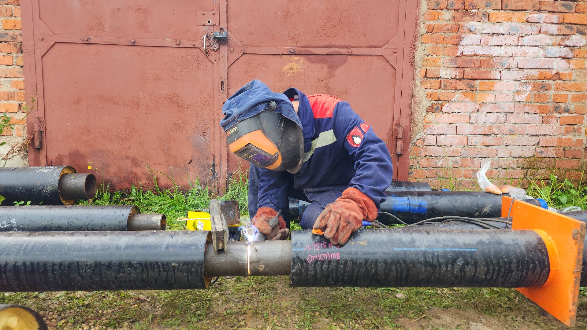 волоколамский муниципальный округ, сычево, ремонт теплосетей,