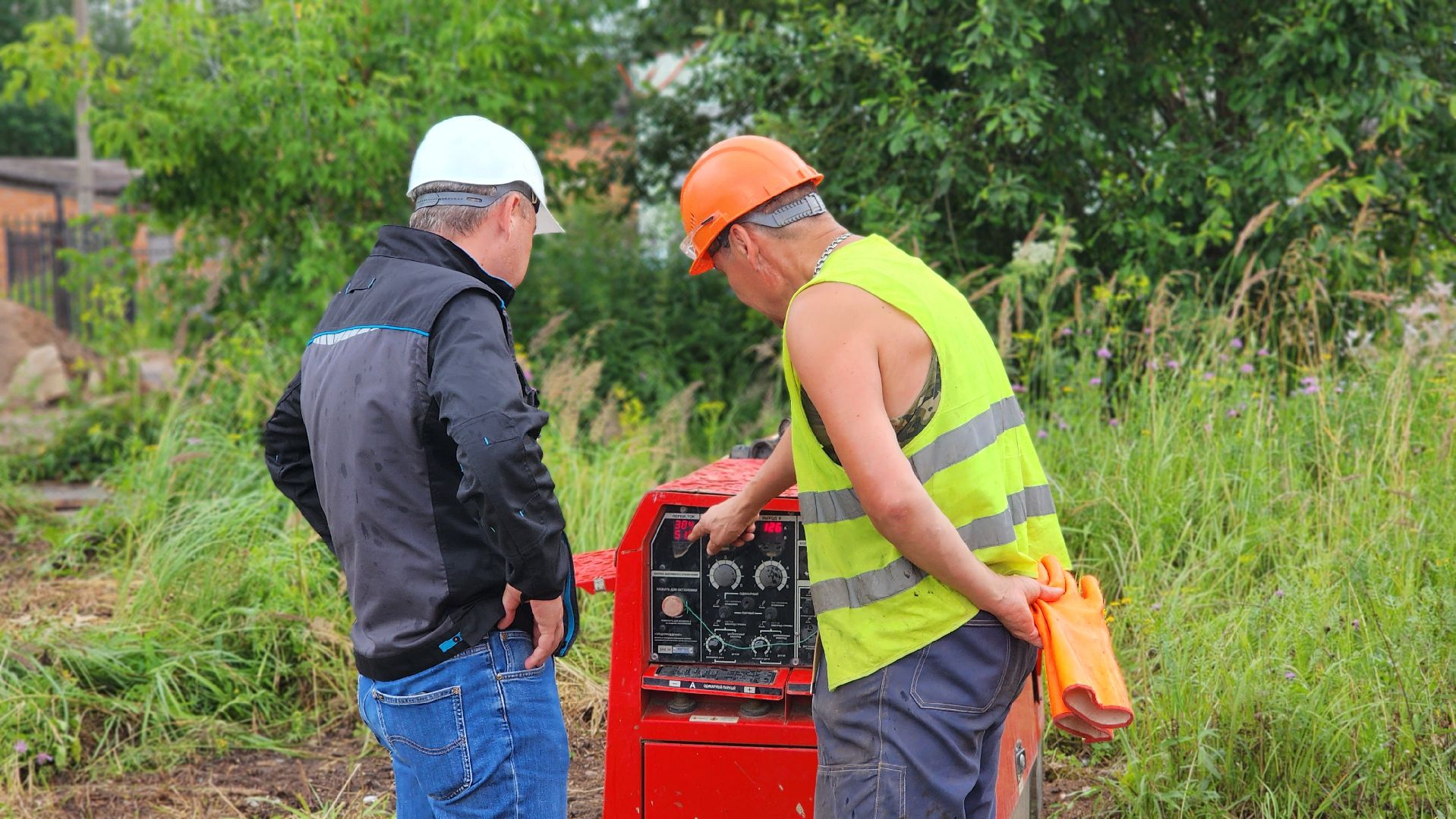 волоколамский муниципальный округ, сычево, ремонт теплосетей,