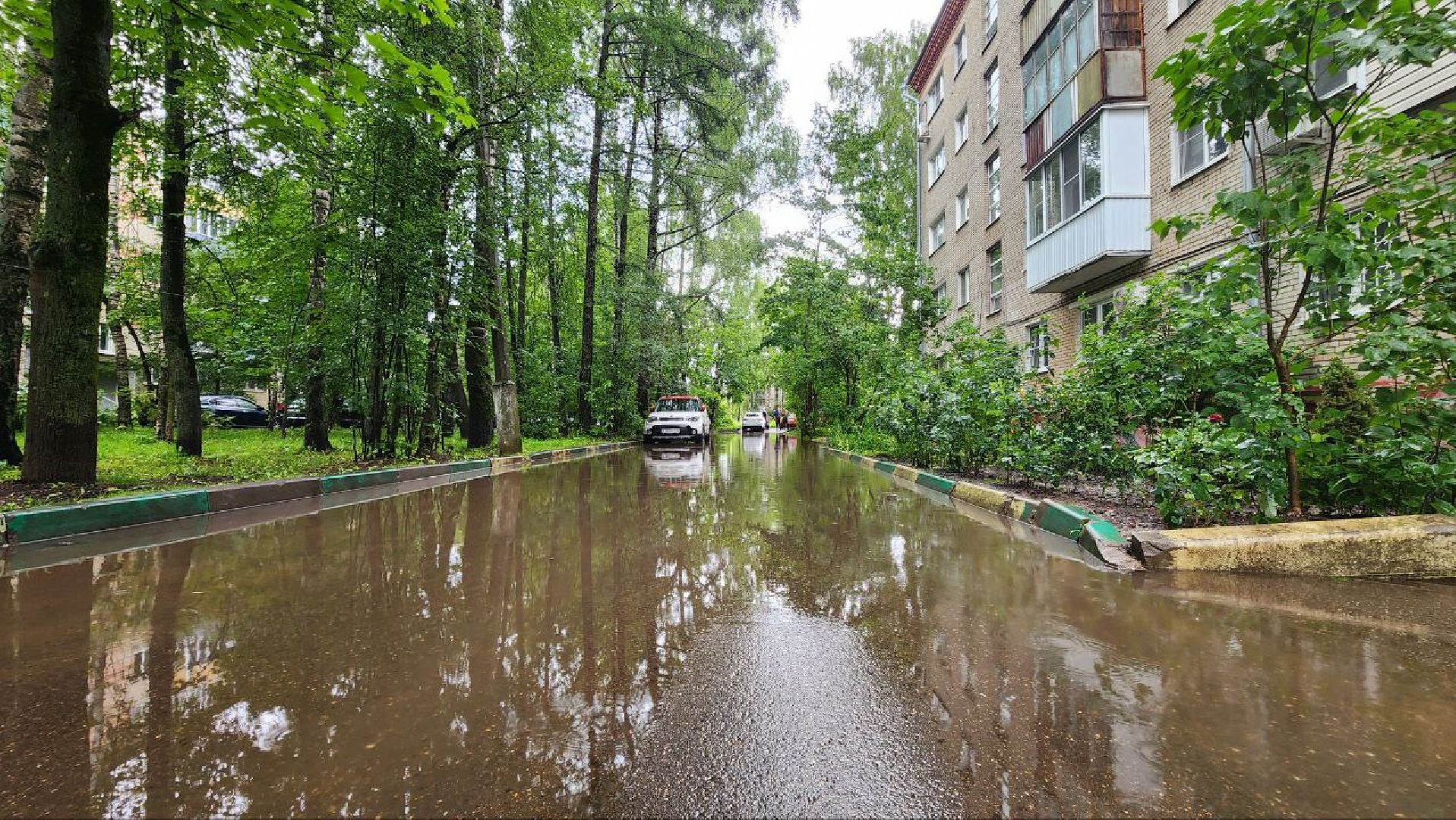 солнечногорск, улица баранова, ливень, жкх,