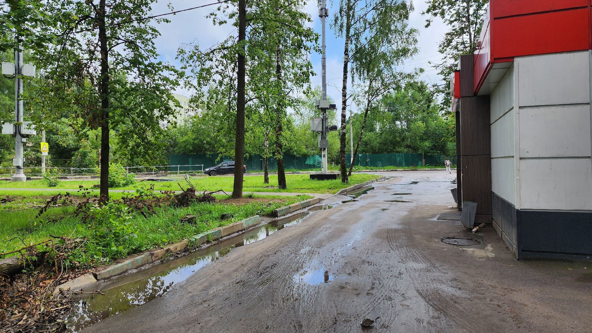 солнечногорск, улица баранова, ливень, жкх,