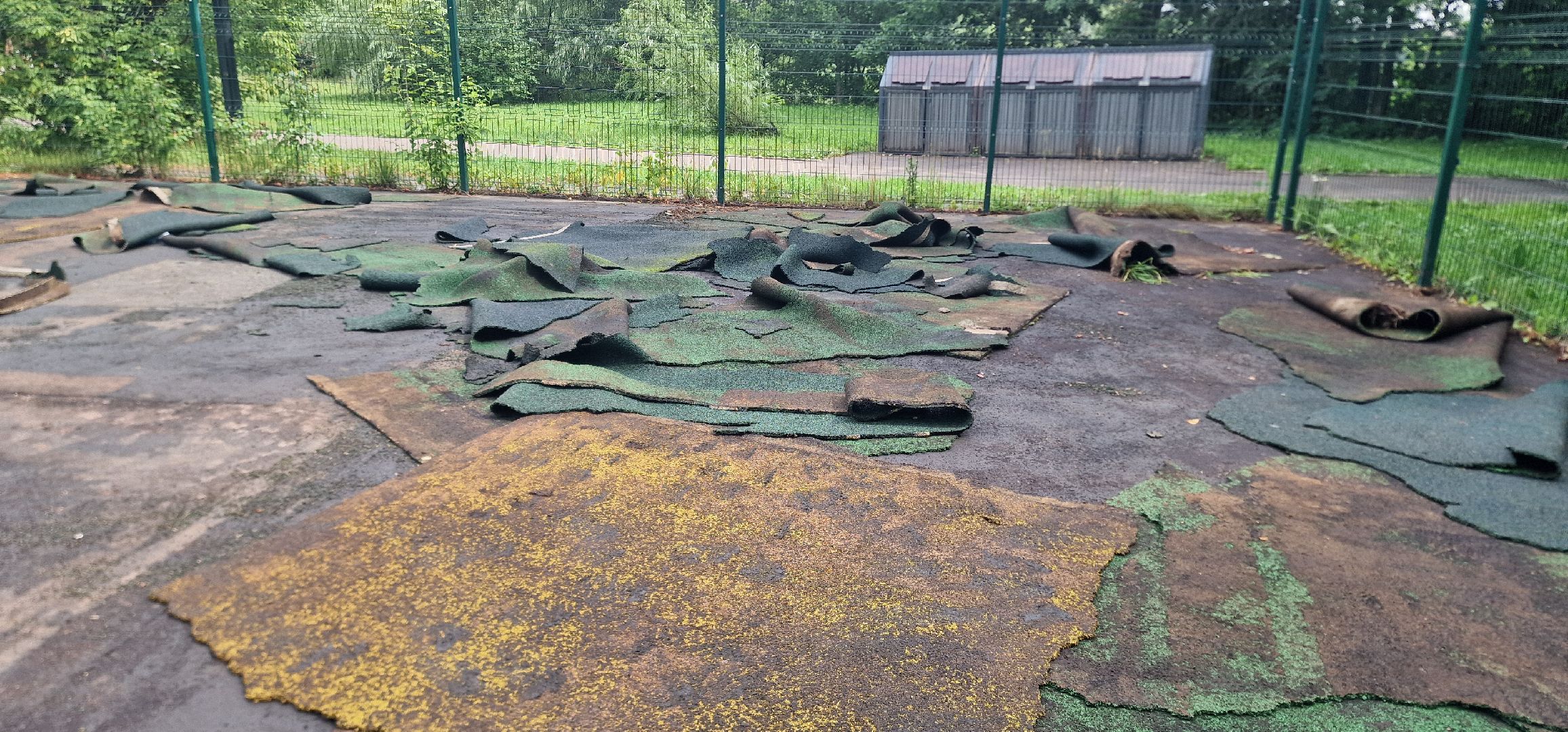 парк пехорка, балашиха, благоустройство, ремонт баскетбольной и волейбольной площадки в пехорке,