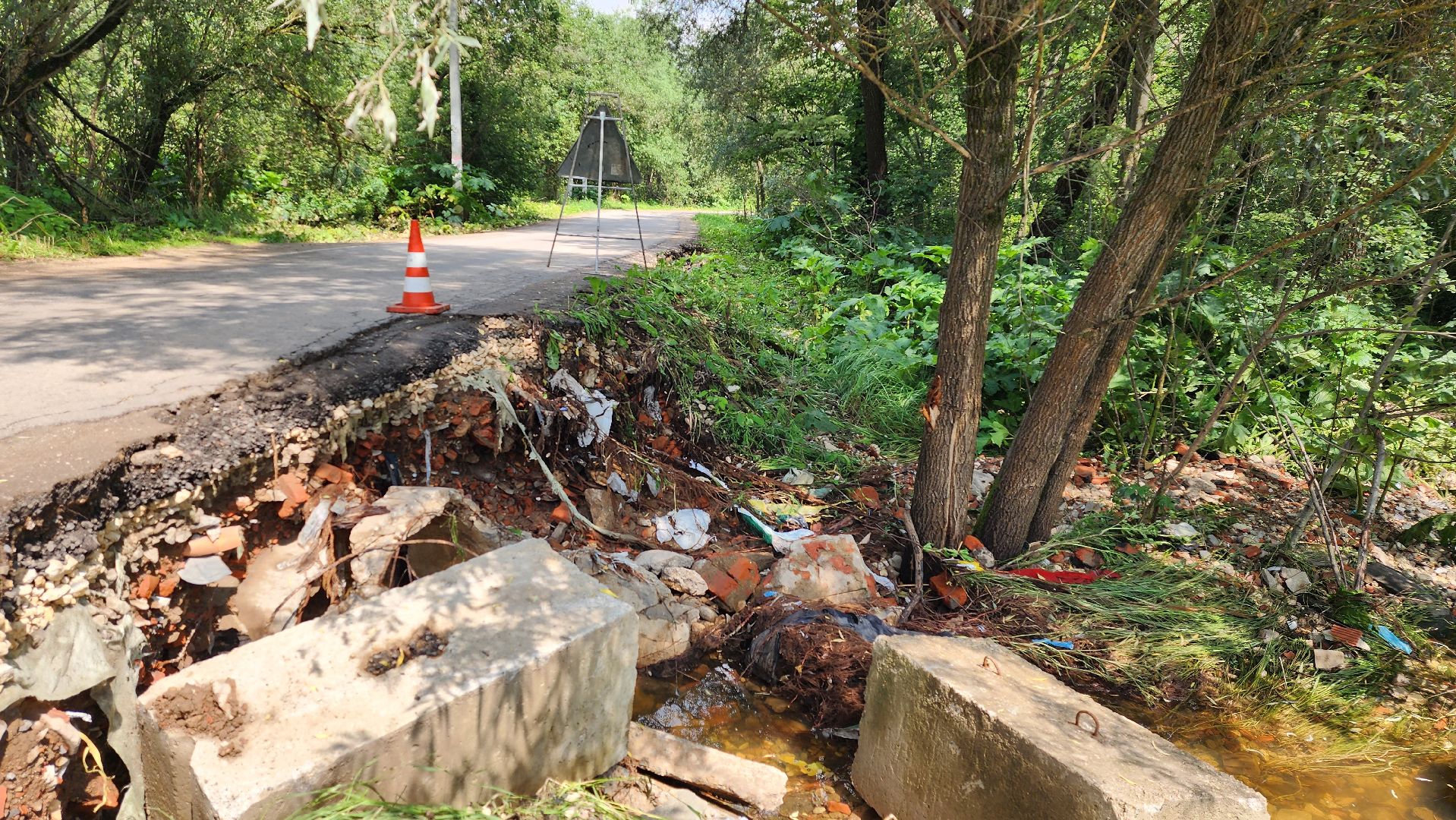 дороги, истра, ликвидация подтоплений,