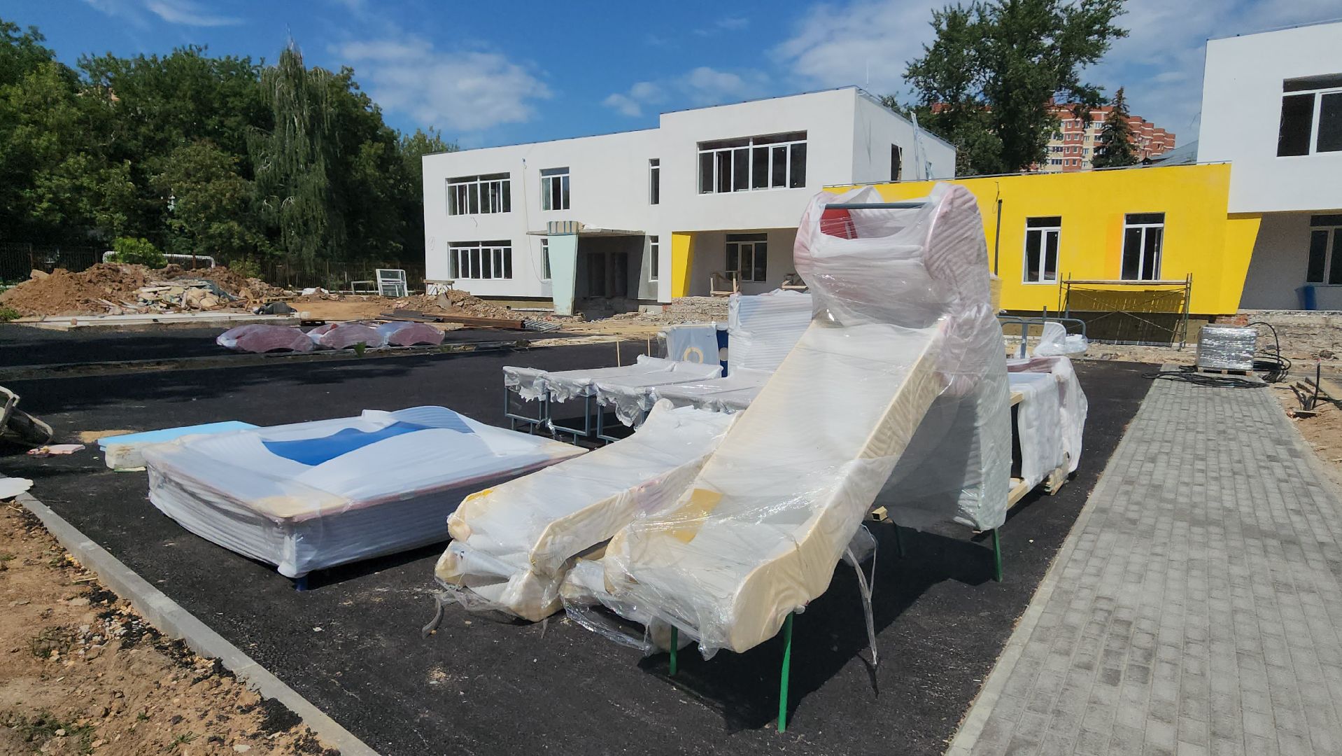 серпухов, детский сад улыбка, поселок пограничный, капитальный ремонт детского сада,