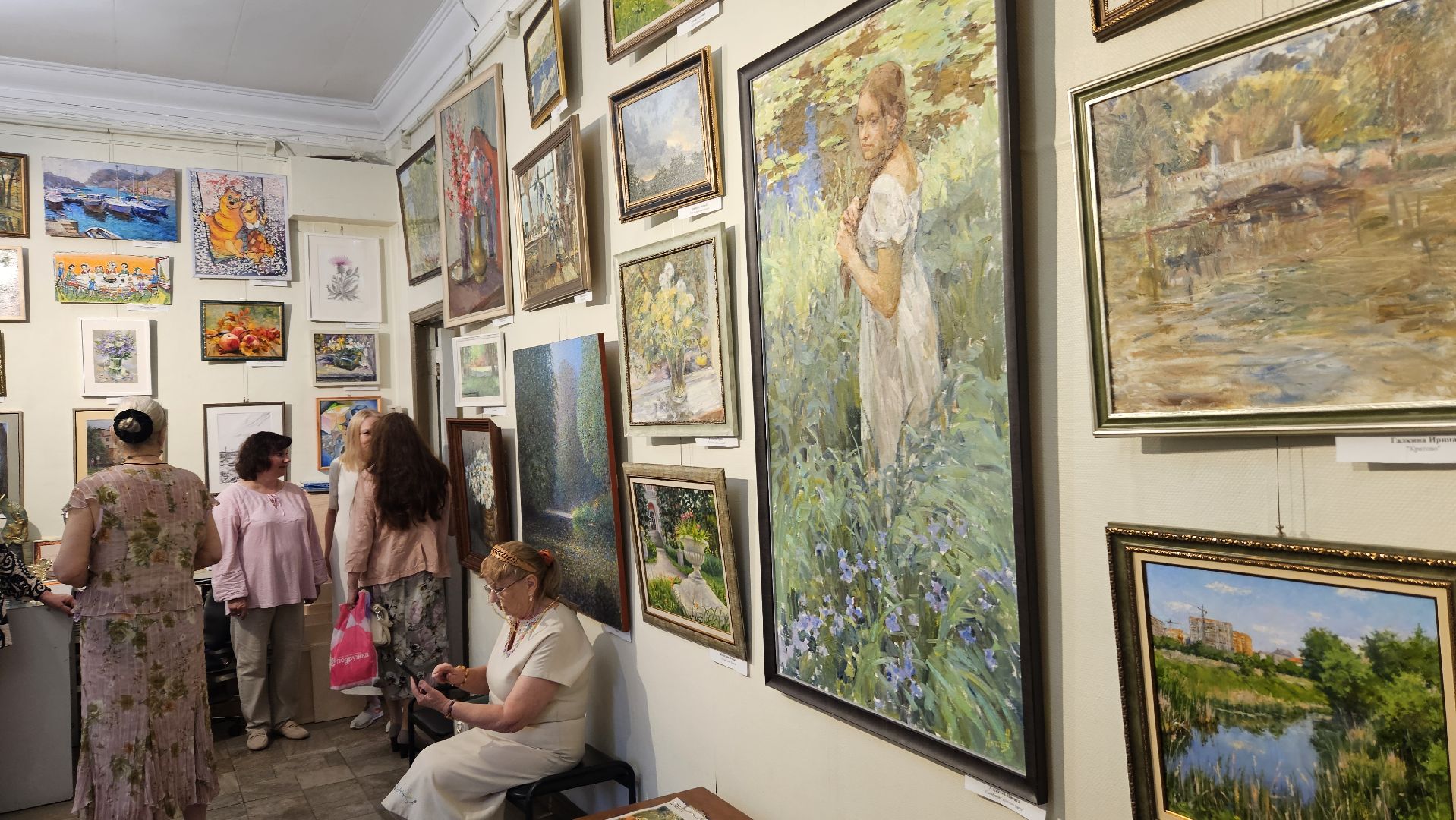 художница, жуковский, выставка,