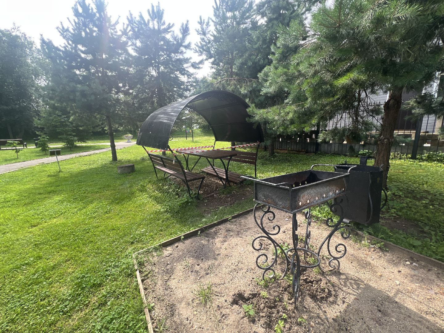 Парк вербилки , талдомский городской округ, мангальная зона,