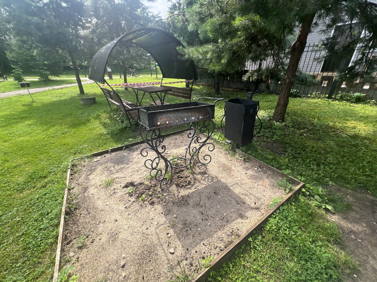 Парк вербилки , талдомский городской округ, мангальная зона,