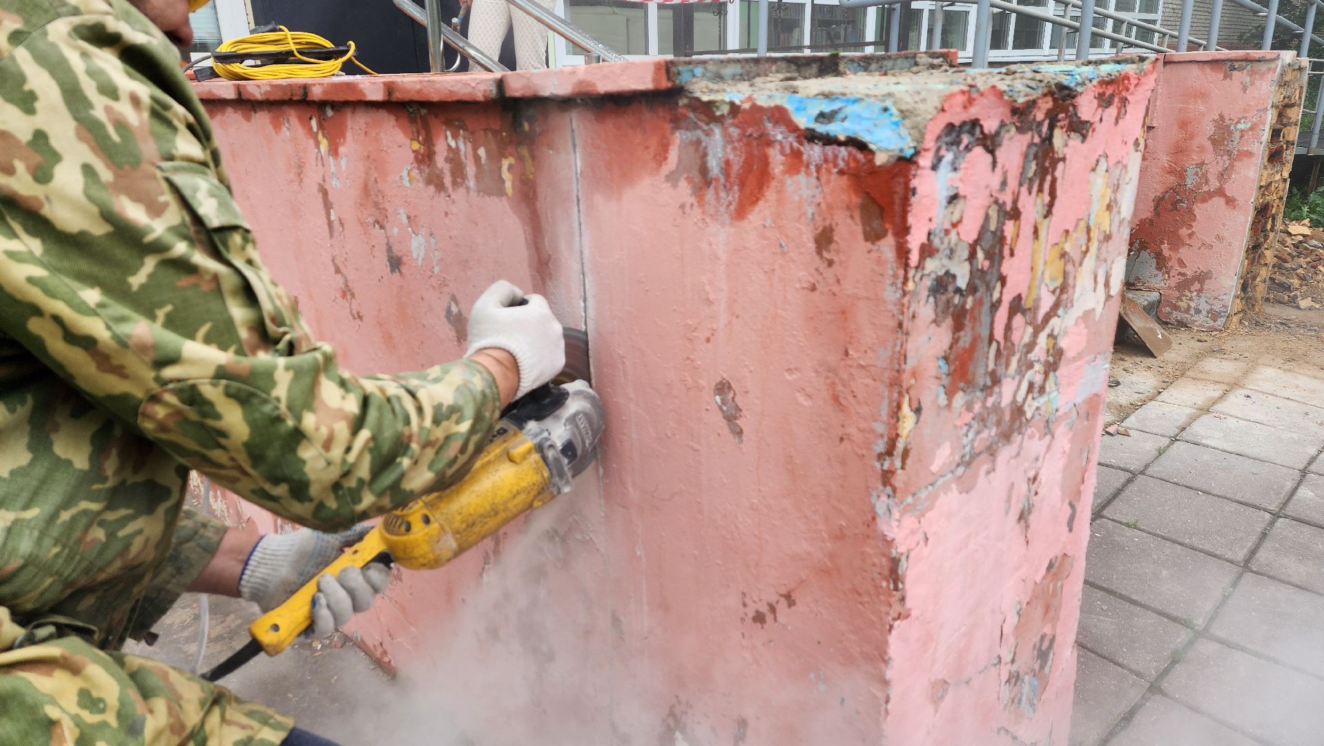 солнечногорск, детская библиотека, ремонт крыльца, входная группа,