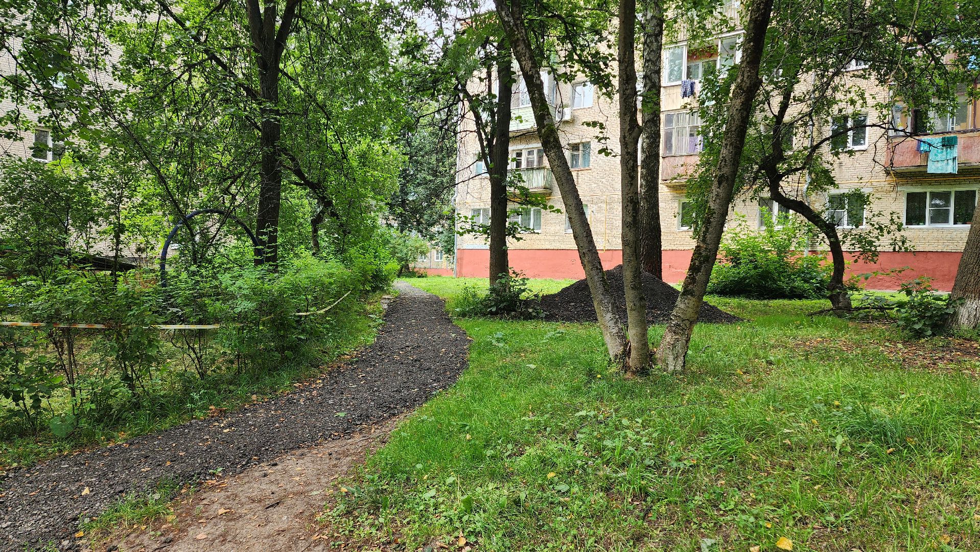 народная тропа, пешеходная дорога, пешеходная дорожка, тротуар, домодедово, подмосковье, жкх,