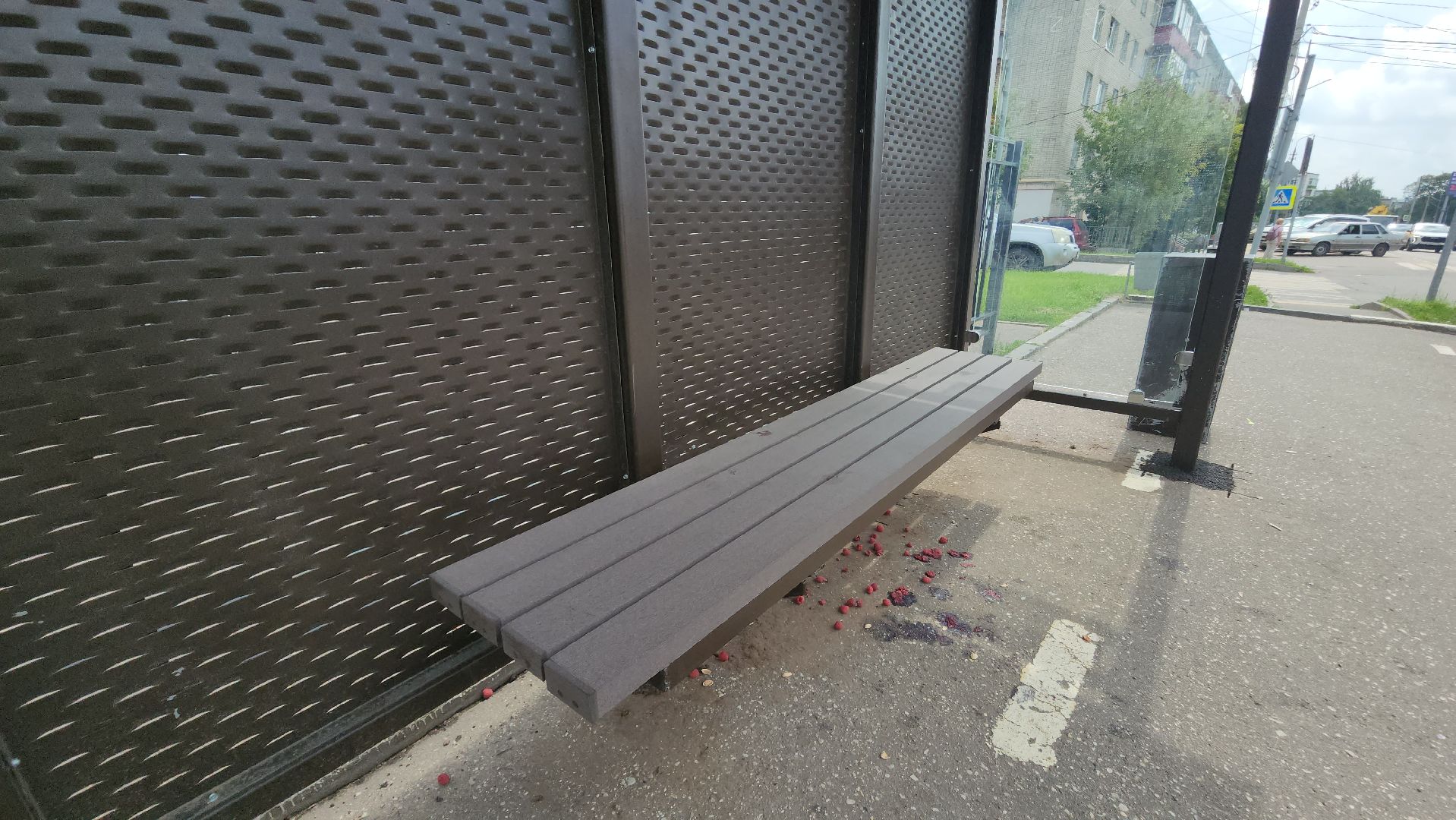 Истра , автобусная остановка, Благоустройство ,