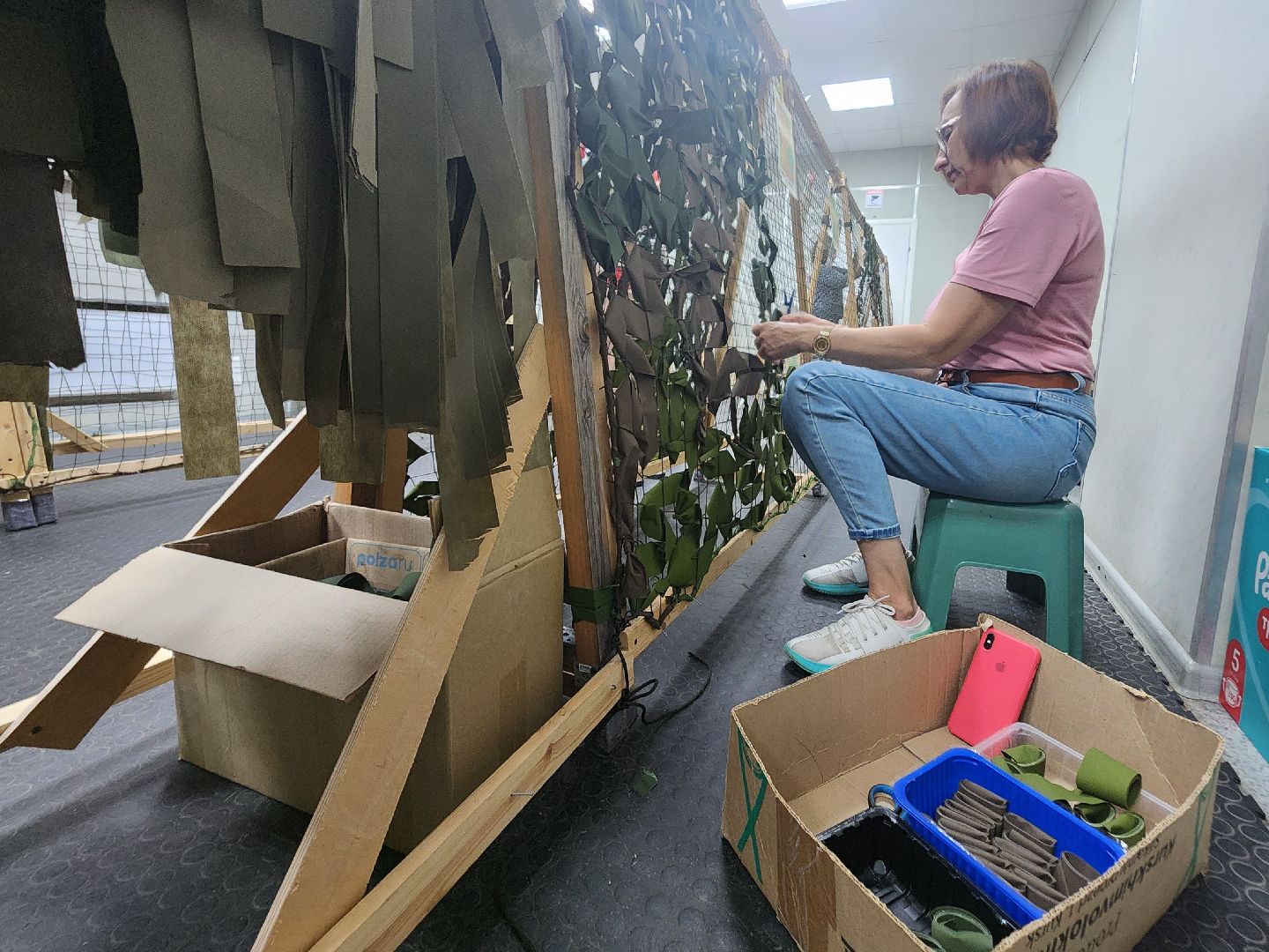 фрязино, плетение маскировочных сетей, добровольцы, сво,