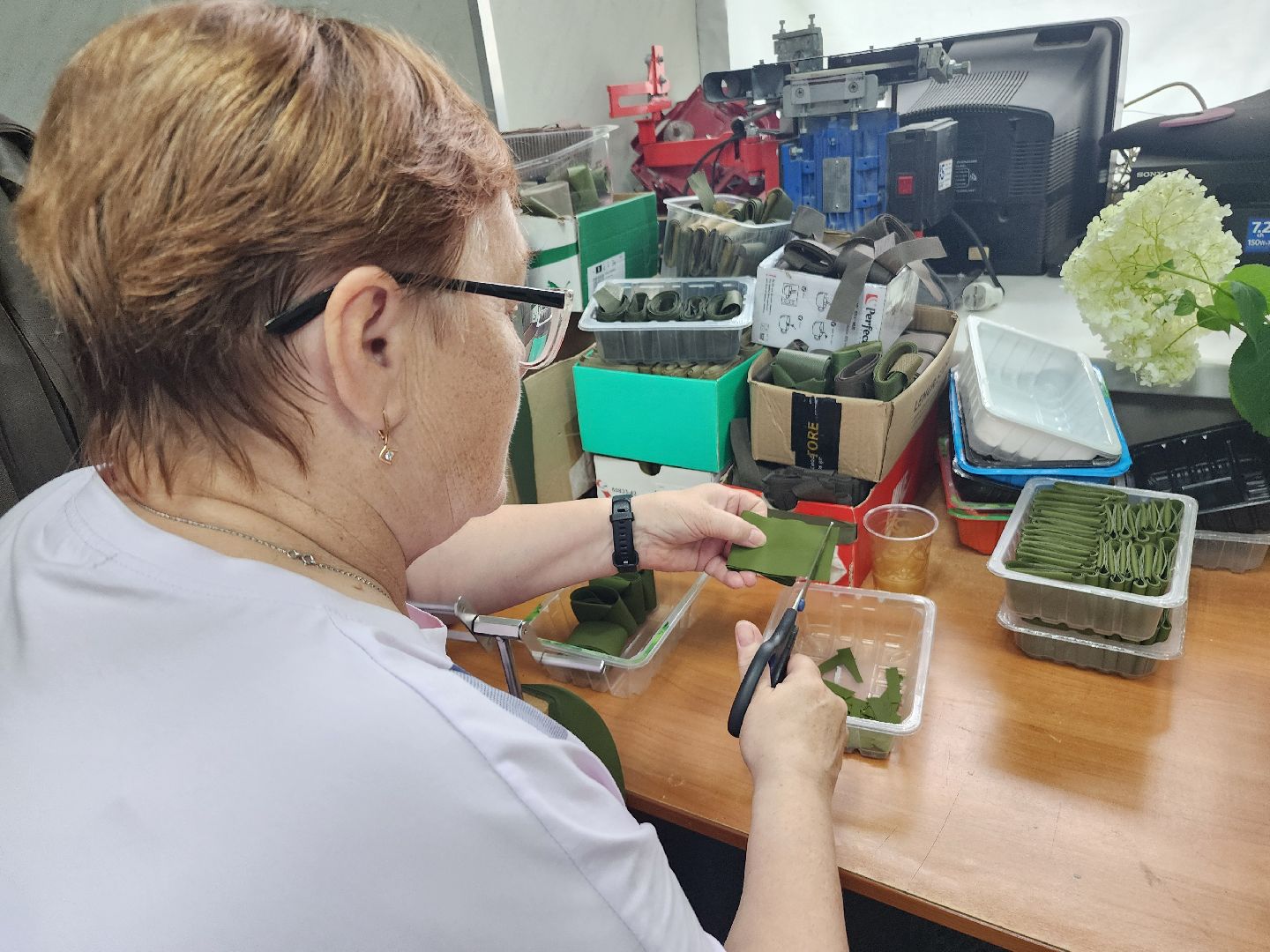 фрязино, плетение маскировочных сетей, добровольцы, сво,