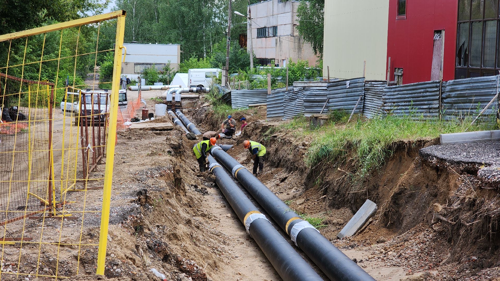 жкх, теплотрасса, тепловые сети, Каперемонт теплосети, лосино-петровский,