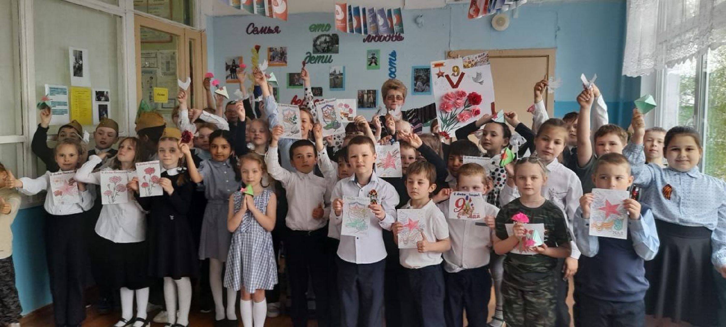 Шатура, Коробово, Лицей, реконструкция Дня Победы