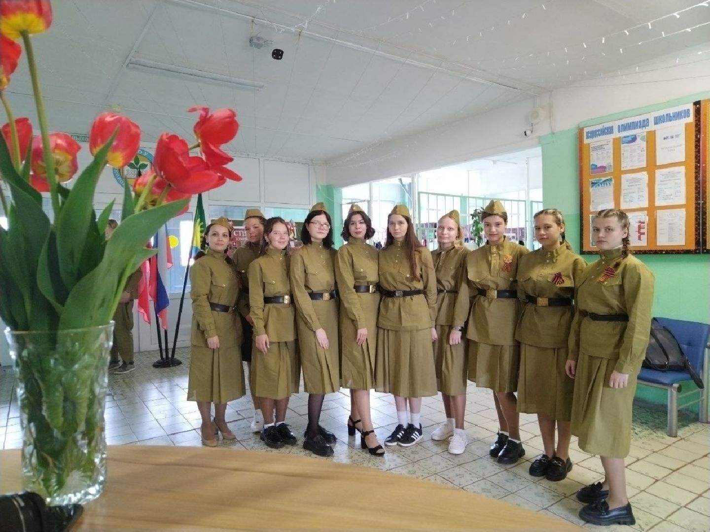 Шатура, Коробово, Лицей, реконструкция Дня Победы