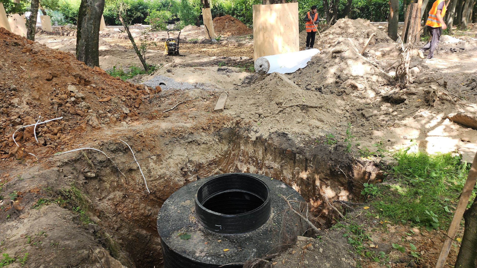 серпухов, подмосковье, реконструкция парка, парк питомник,