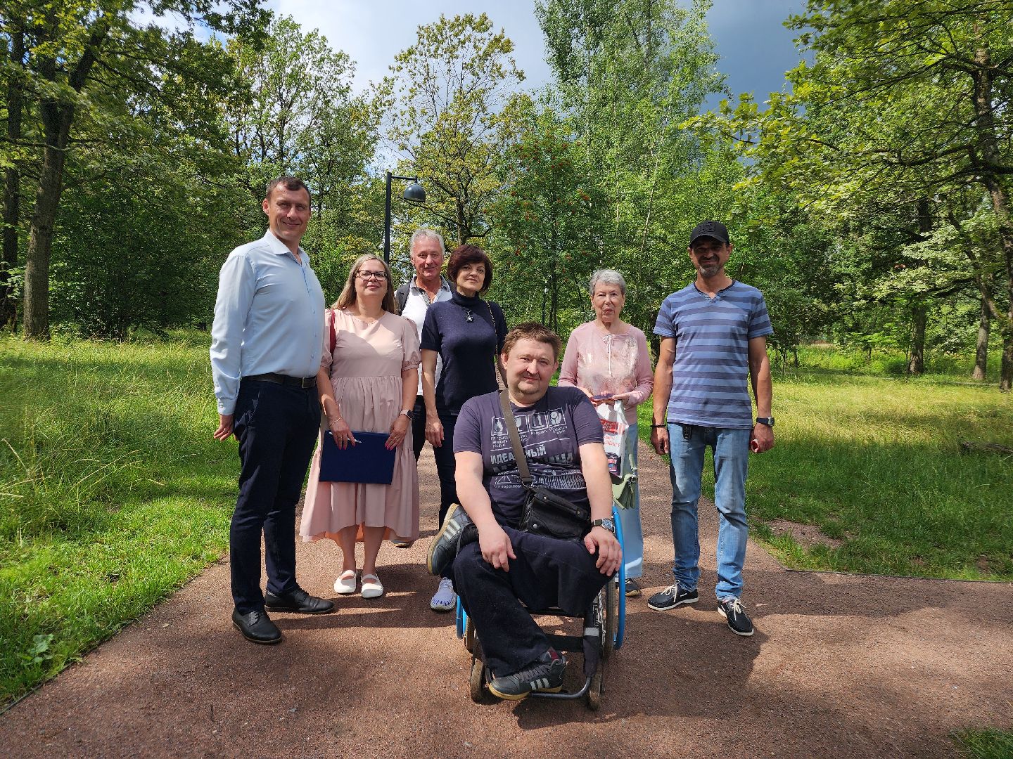 фрязино, лесопарк, комфортная городская среда, люди с овз, рейд,