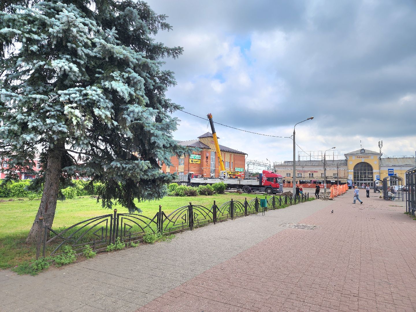 ремонт привокзальной площади , орехово-зуево,