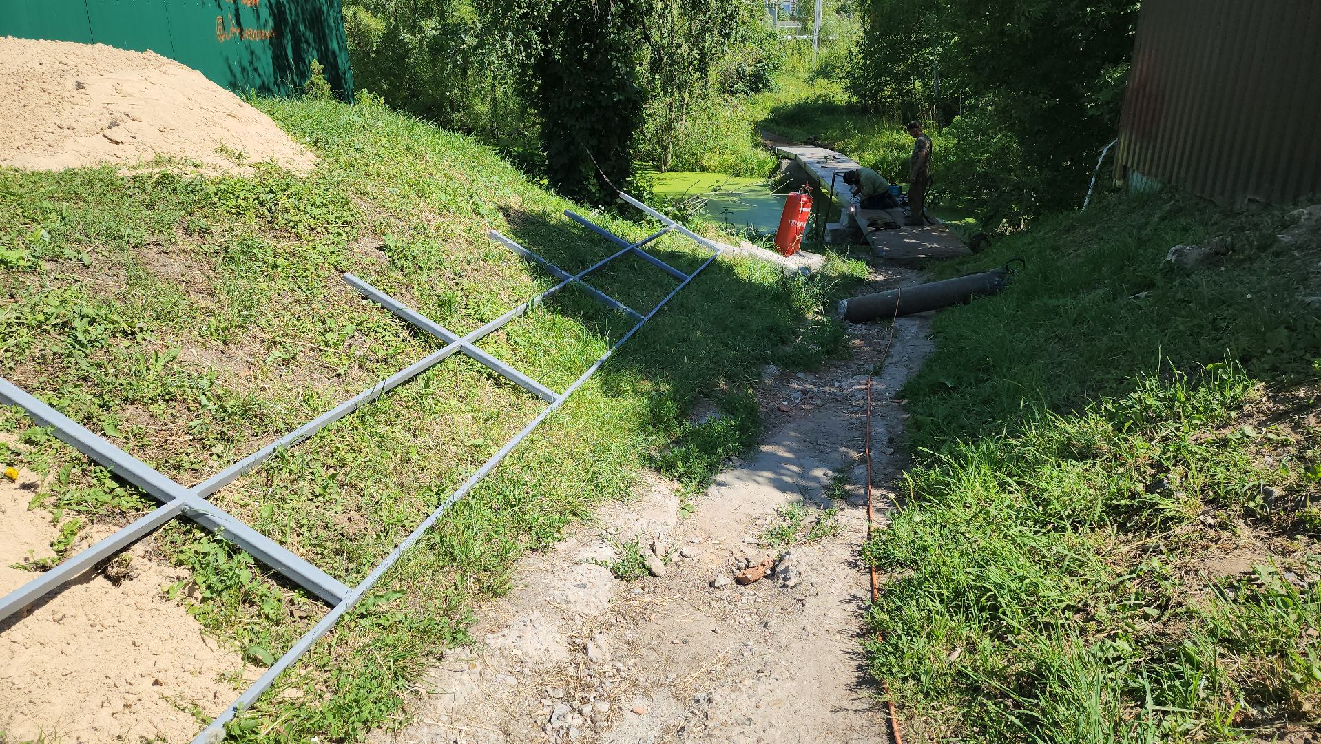 луховицы, пешеходный мост, благоустройство,