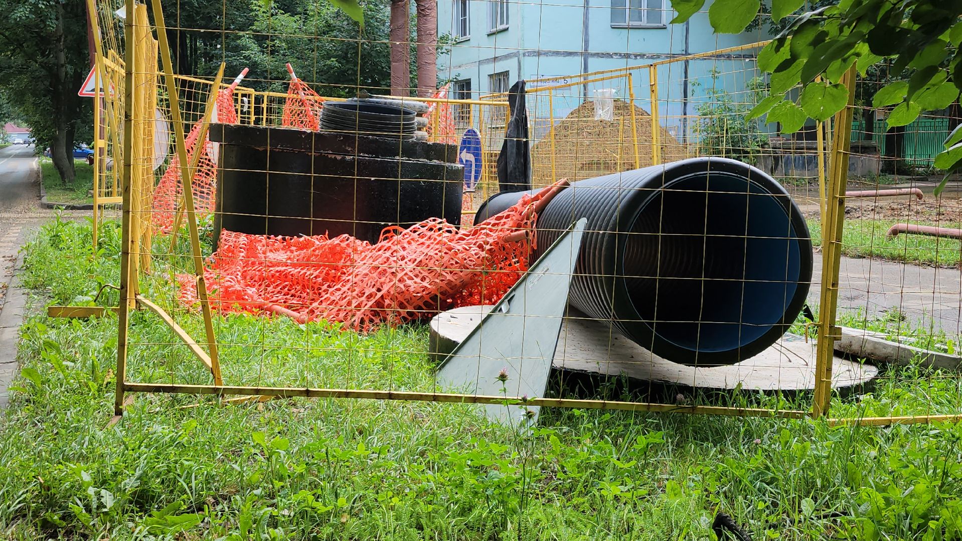 ливневая канализация, щёлково,  Установка ливневки,