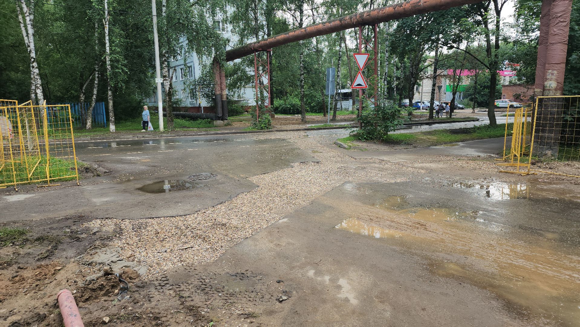 ливневая канализация, щёлково,  Установка ливневки,