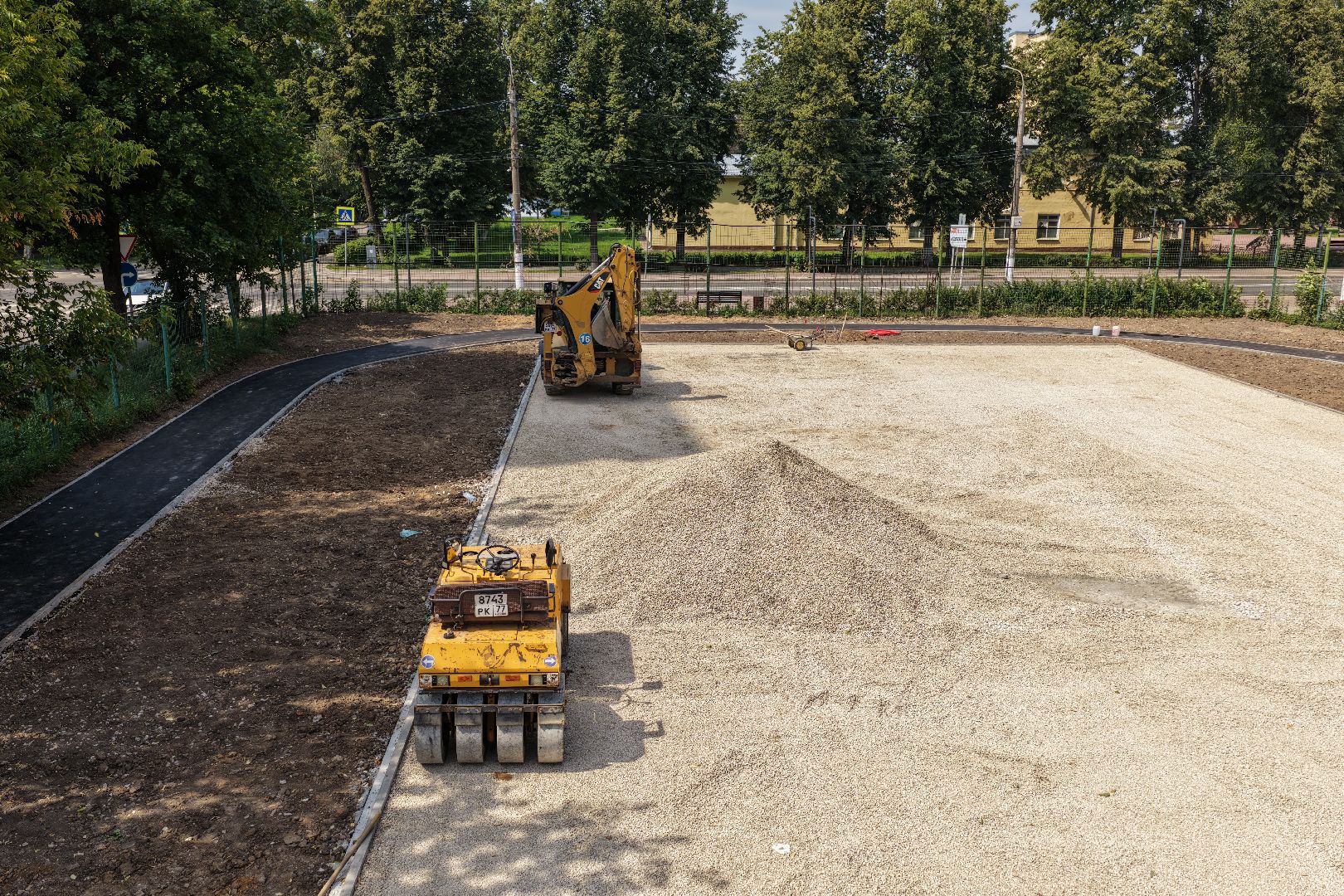 видео с коптера, школа 6 подольск, капремонт школы 6 подольск,