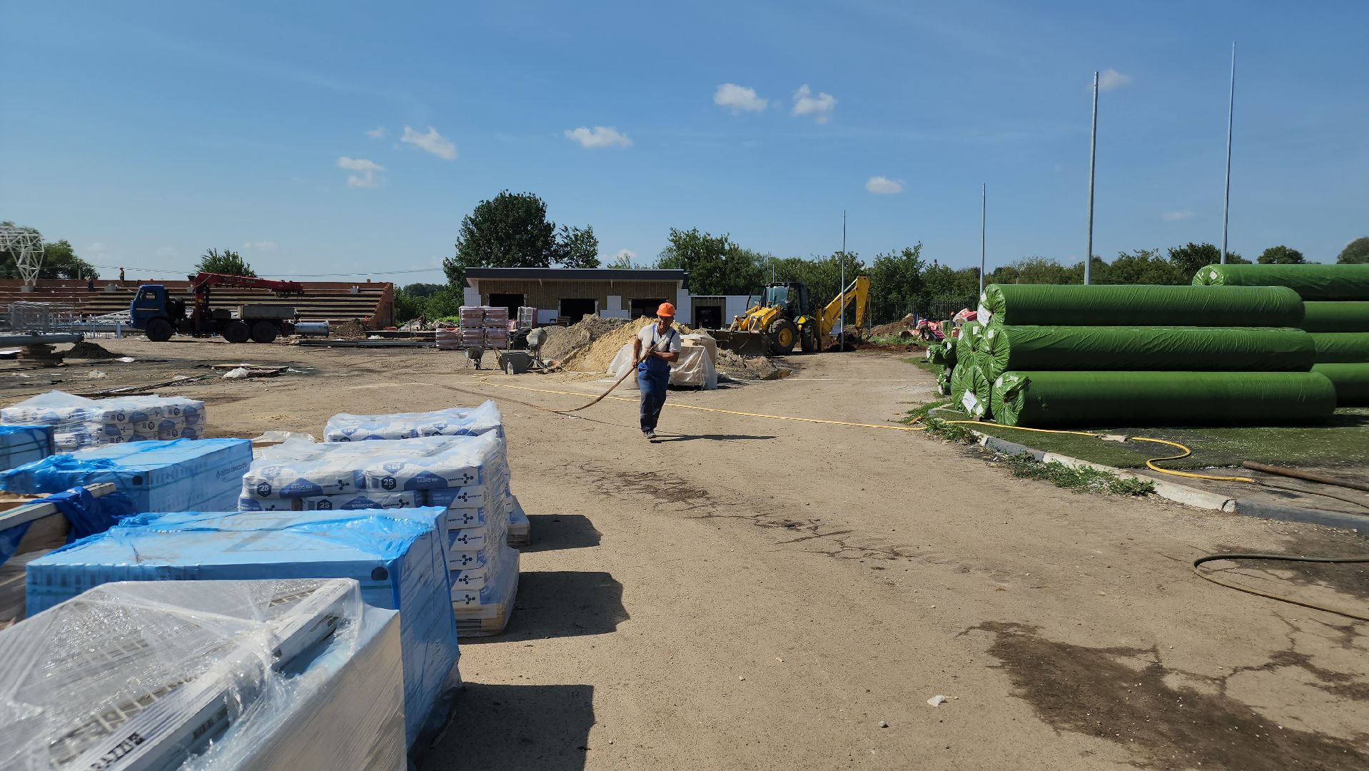 ремонт стадиона, торпедо, орехово-зуево,