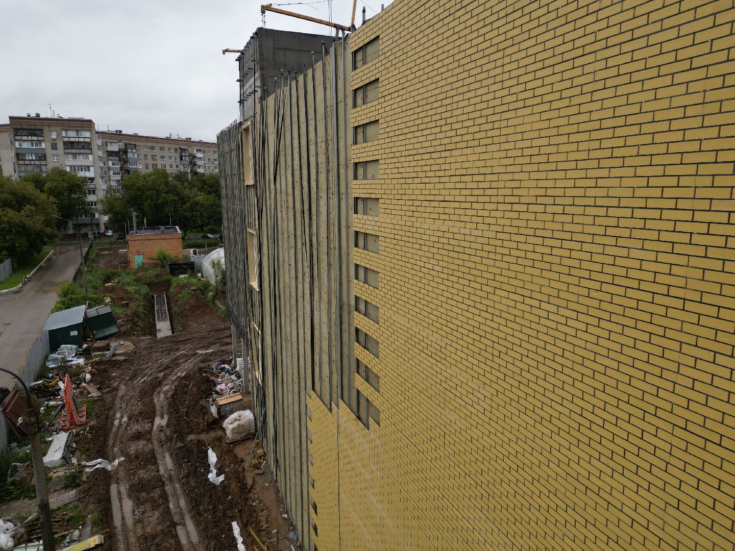 видео с коптера, школа 29 имени забродина, пристройка к школе 29,