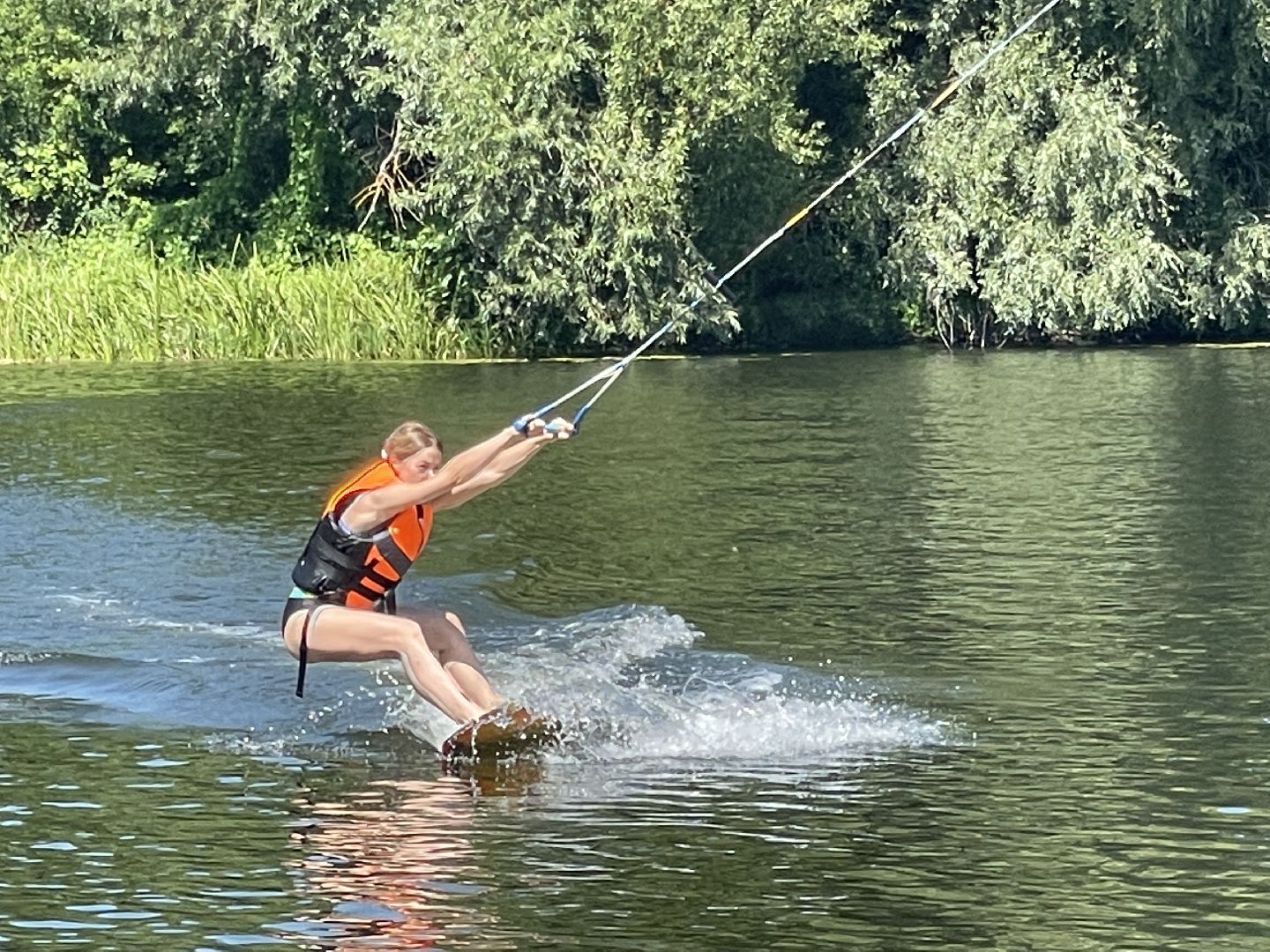 зарайск, вейкбординг, лодочная станция, лето в подмосковье,