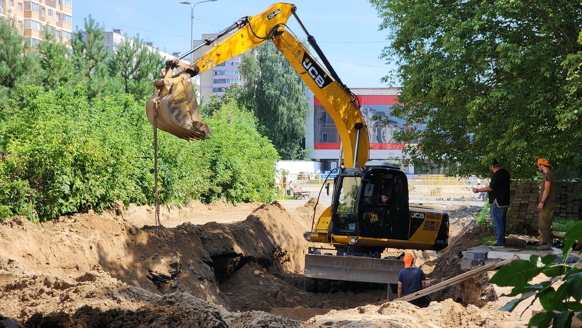 жкх, водоотведение, капремонт коллектора, лосино-петровский,