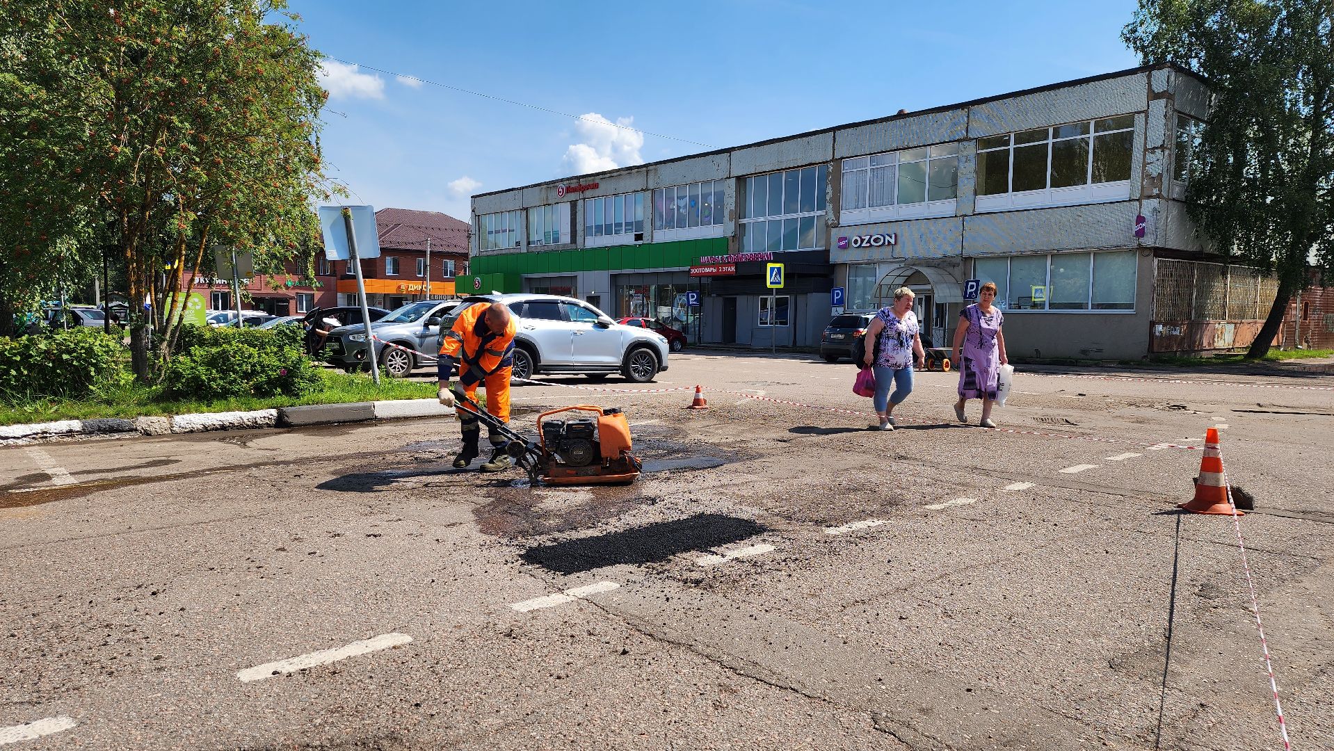 истра, ямочный ремонт, благоустройство,