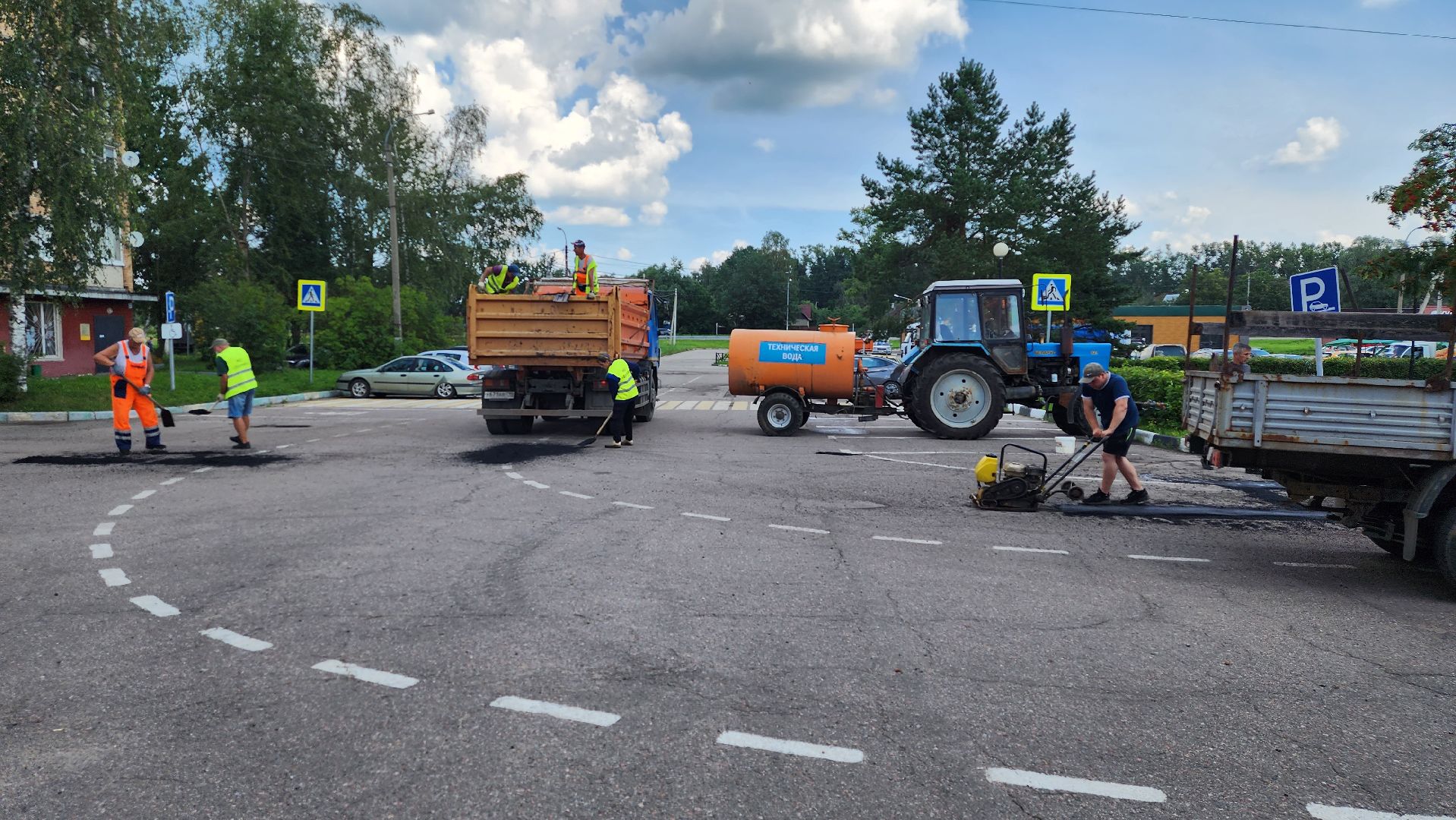 истра, ямочный ремонт, благоустройство,