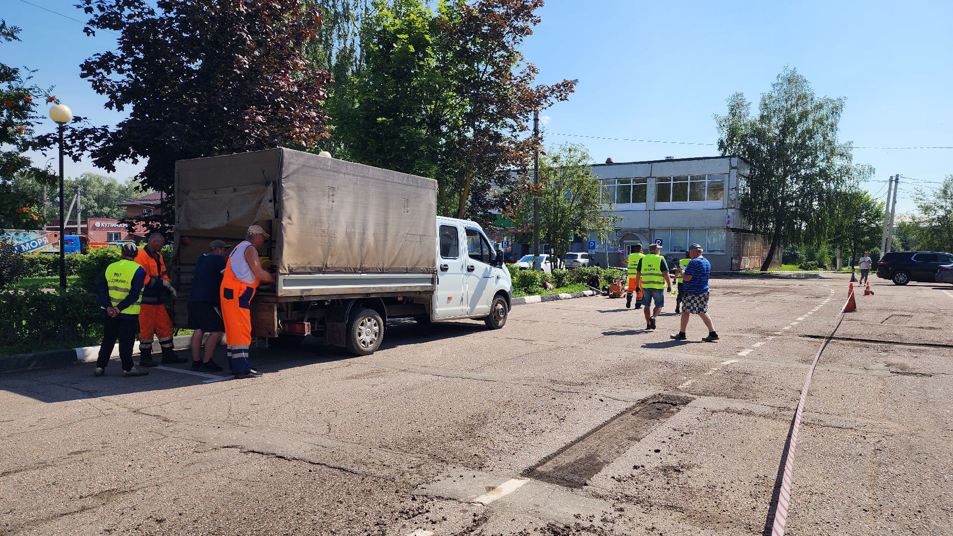 истра, ямочный ремонт, благоустройство,