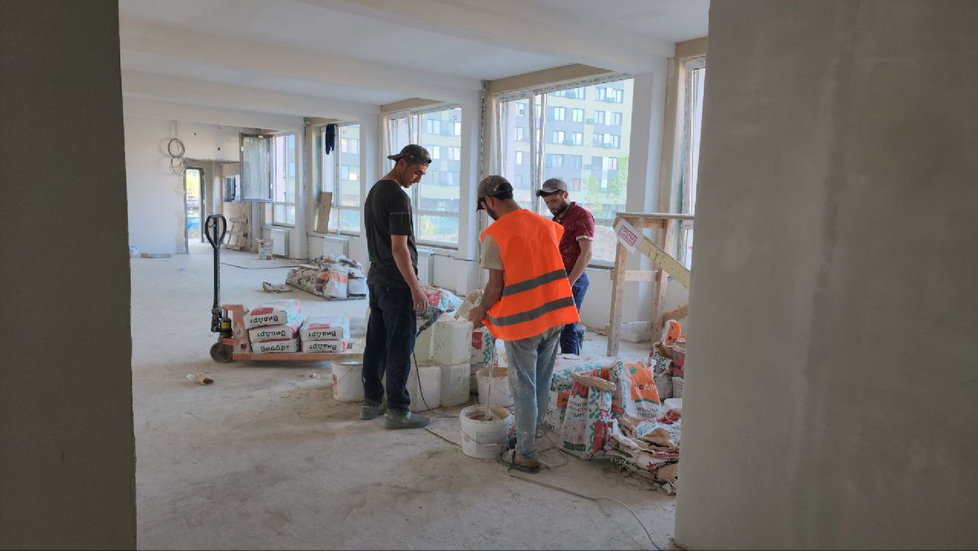 Капитальный ремонт школы , Минстрой, Долгопрудный ,