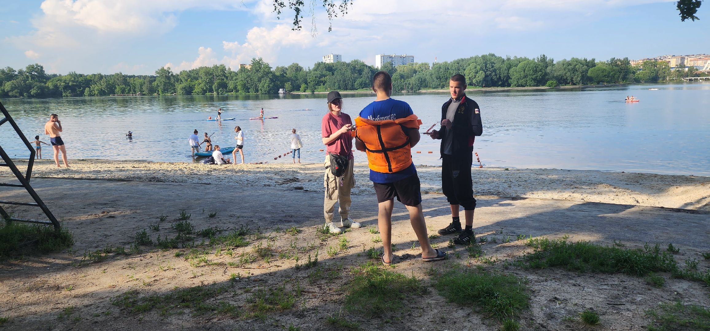 долгопрудный, мысово, котовский залив, спасатели, пляж, парк мысово, олег сотник,