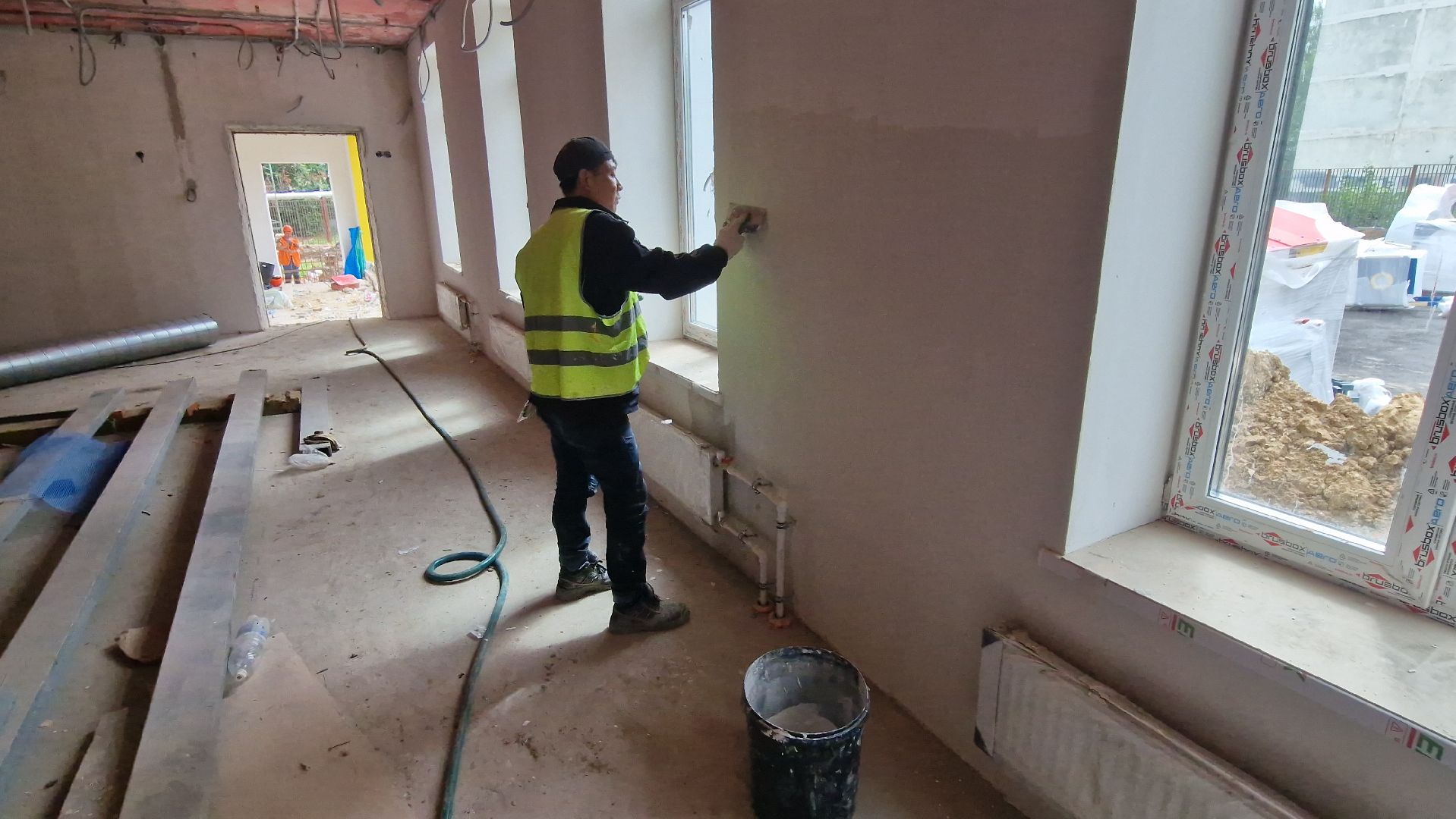 серпухов, строительство, капитальный ремонт детского сада, поселок пограничный, детский сад улыбка,