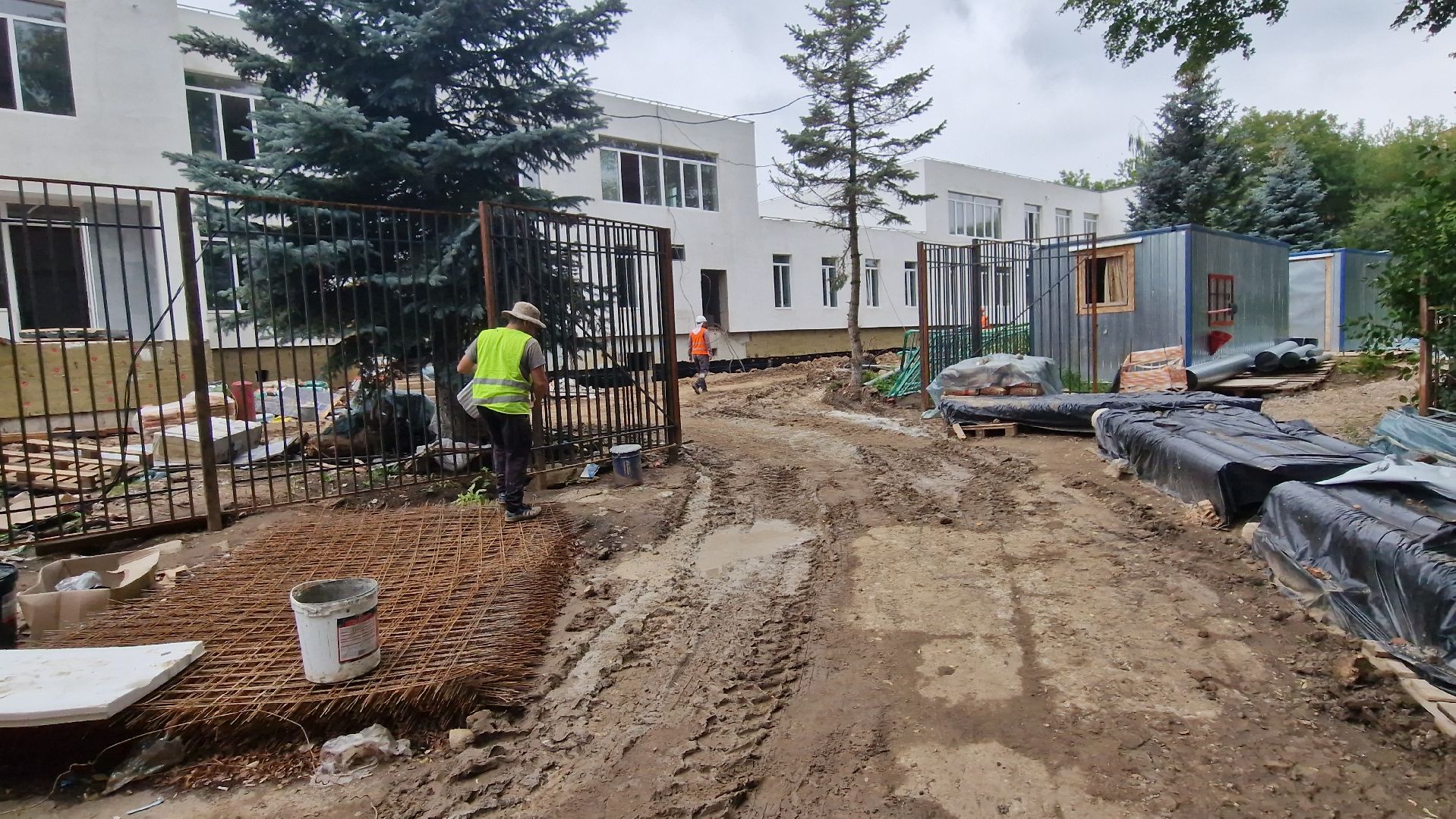 серпухов, строительство, капитальный ремонт детского сада, поселок пограничный, детский сад улыбка,