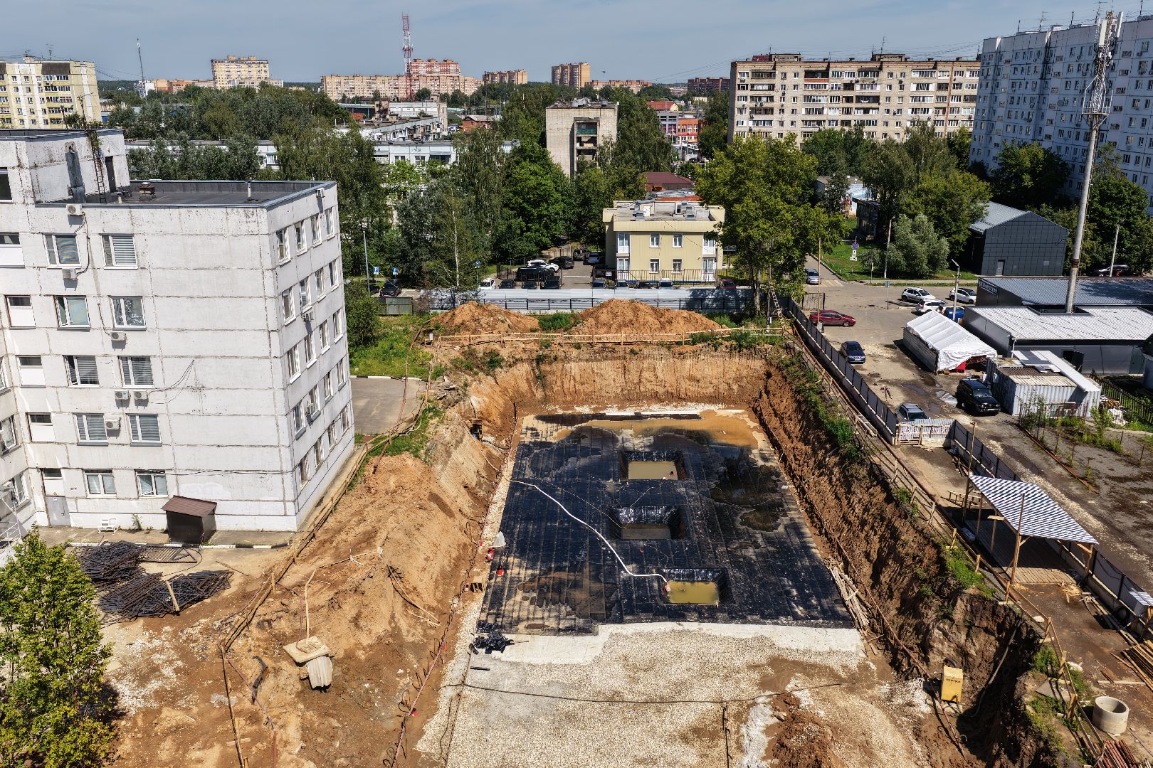 видео с коптера, поликлиника 4, поликлиника красногорск,