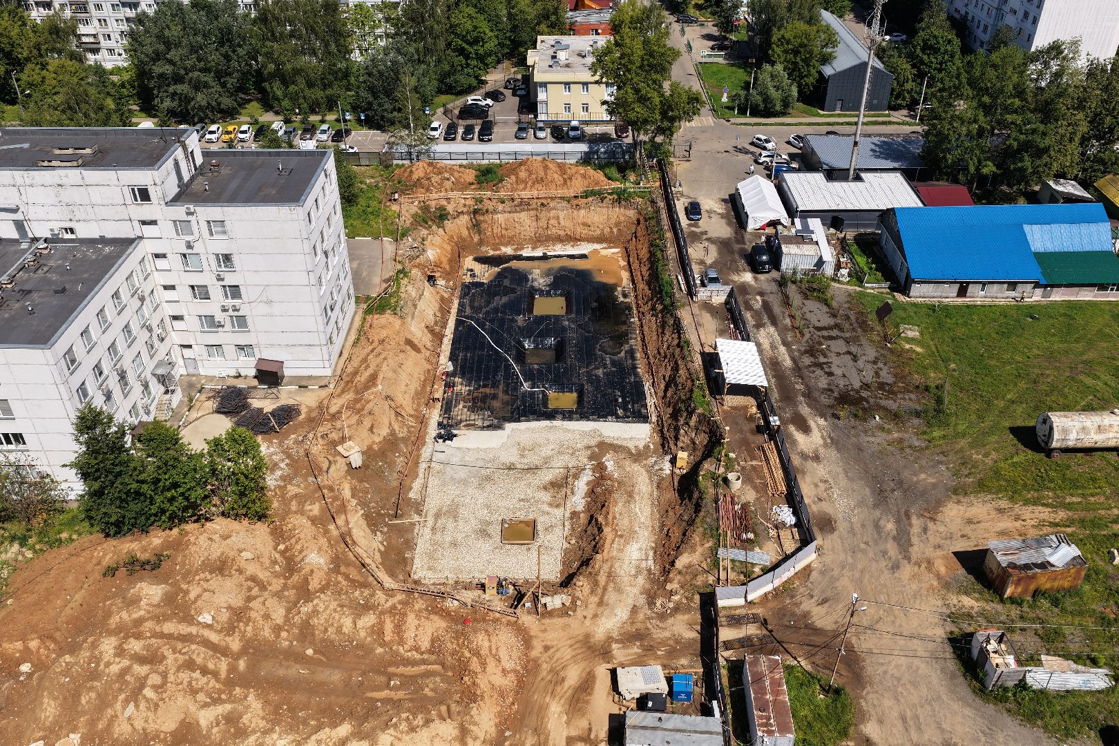 видео с коптера, поликлиника 4, поликлиника красногорск,