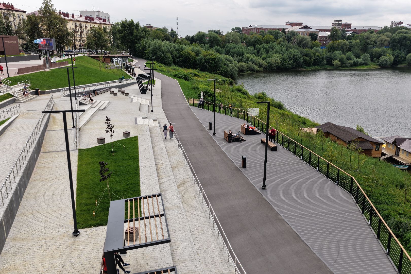 видео с коптера, площадь победы раменский,