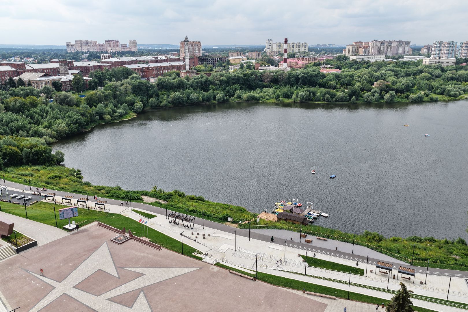 видео с коптера, площадь победы раменский,